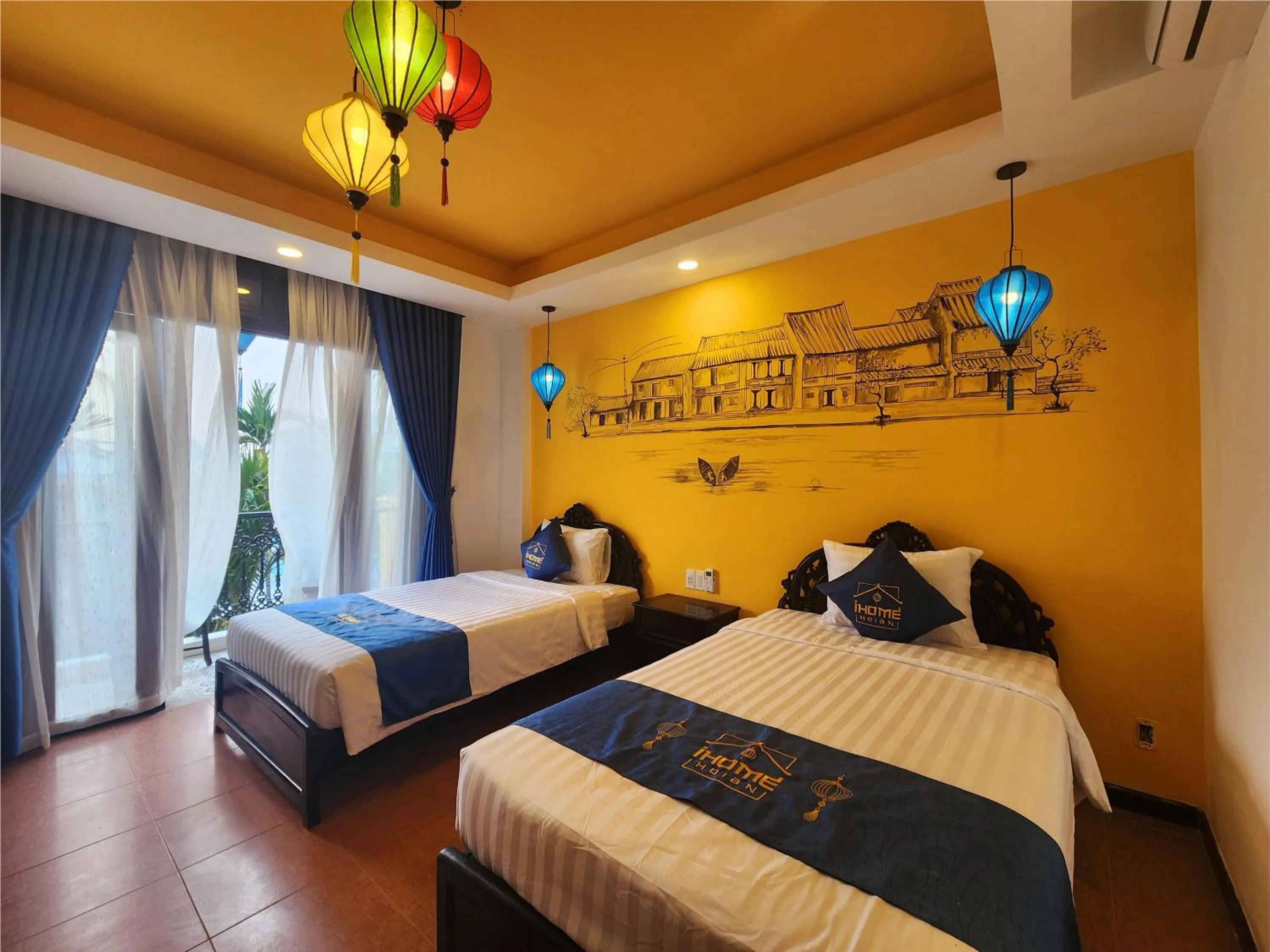 Bedroom, Bed in iHome Hoi An