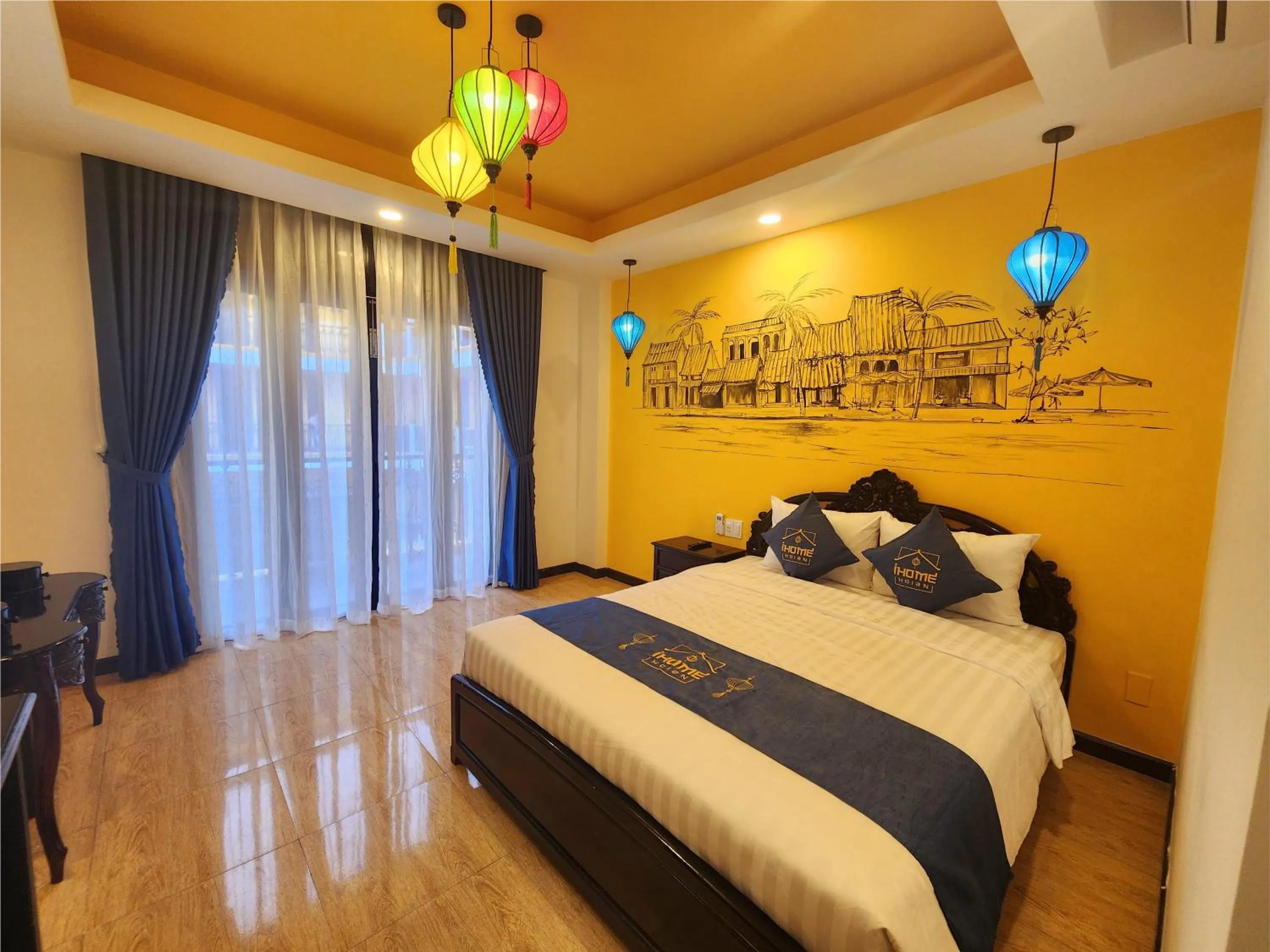 Bedroom, Bed in iHome Hoi An