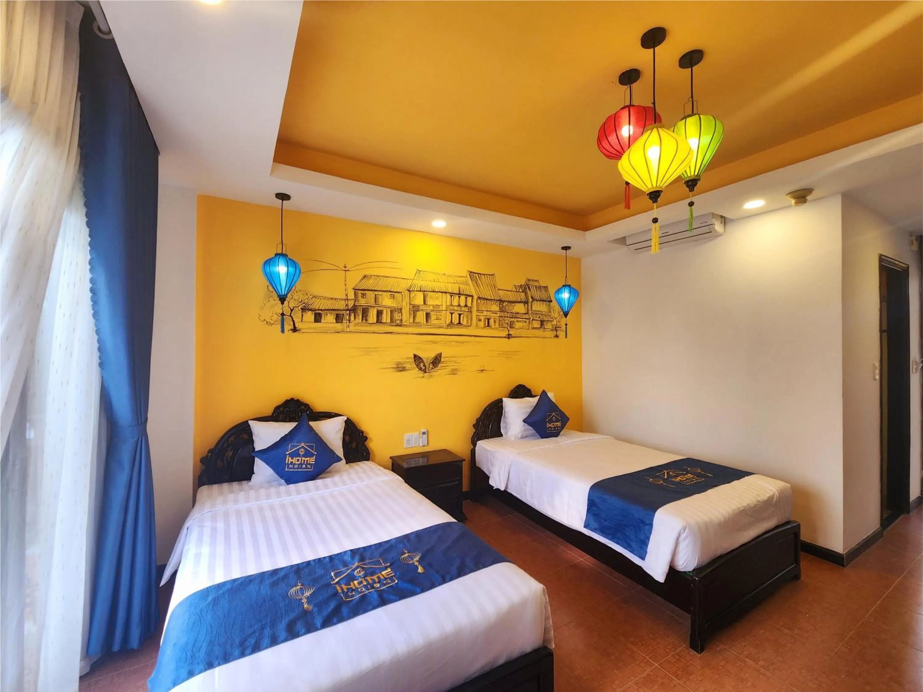 Bedroom, Bed in iHome Hoi An