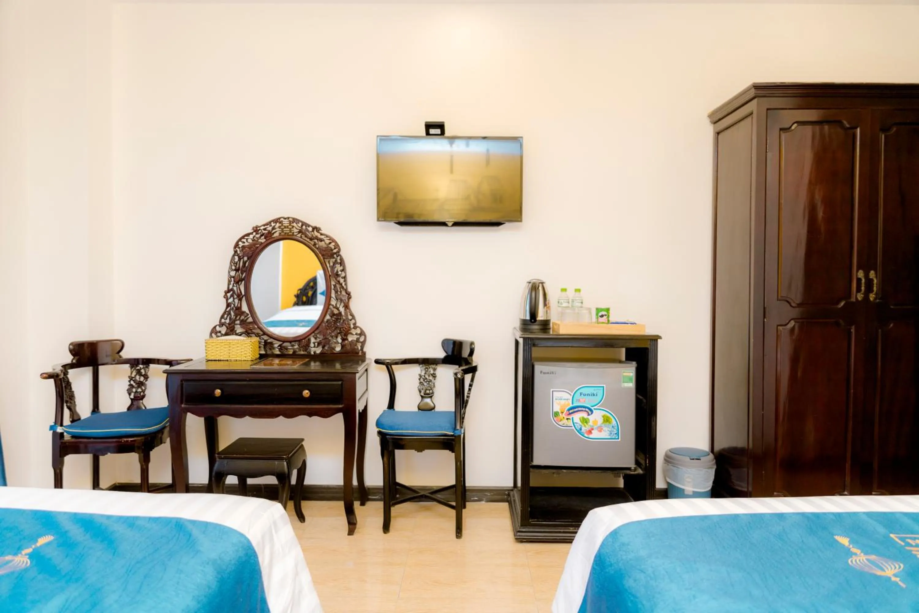 Living room, Bed in iHome Hoi An