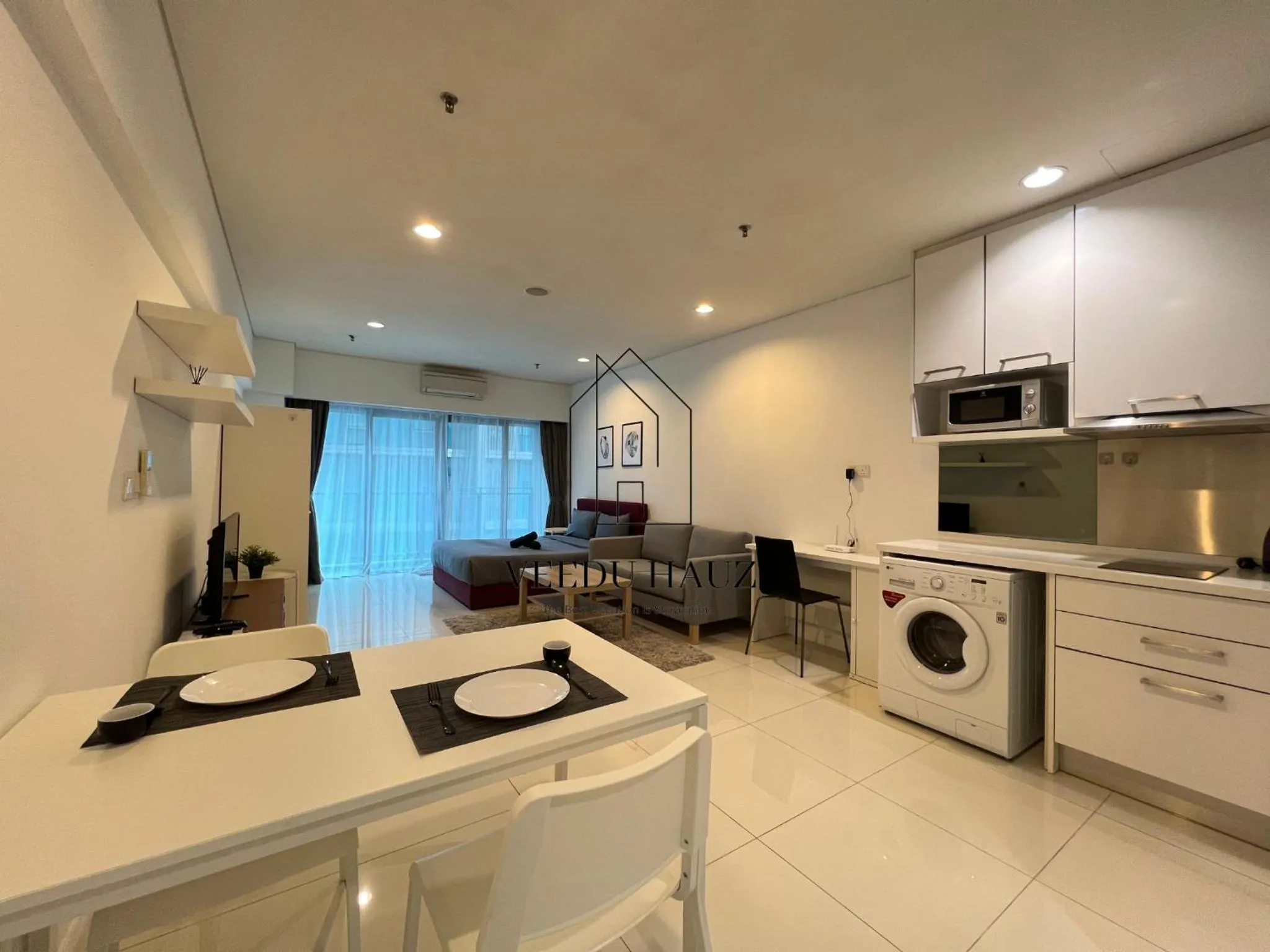 Kitchen or kitchenette in Mercu Summer Suites KLCC by Veedu Hauz