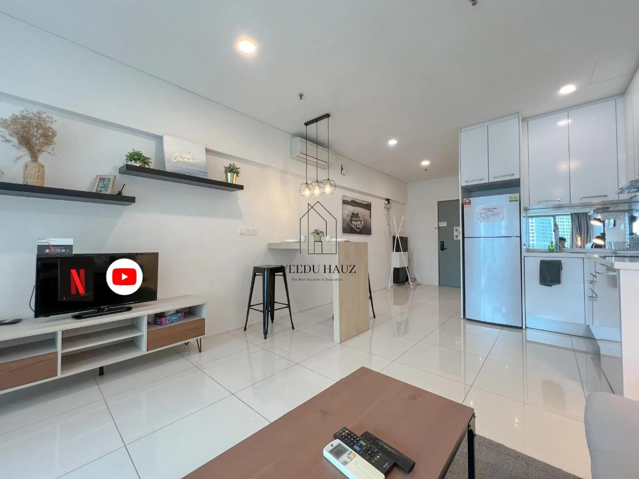 TV and multimedia in Mercu Summer Suites KLCC by Veedu Hauz