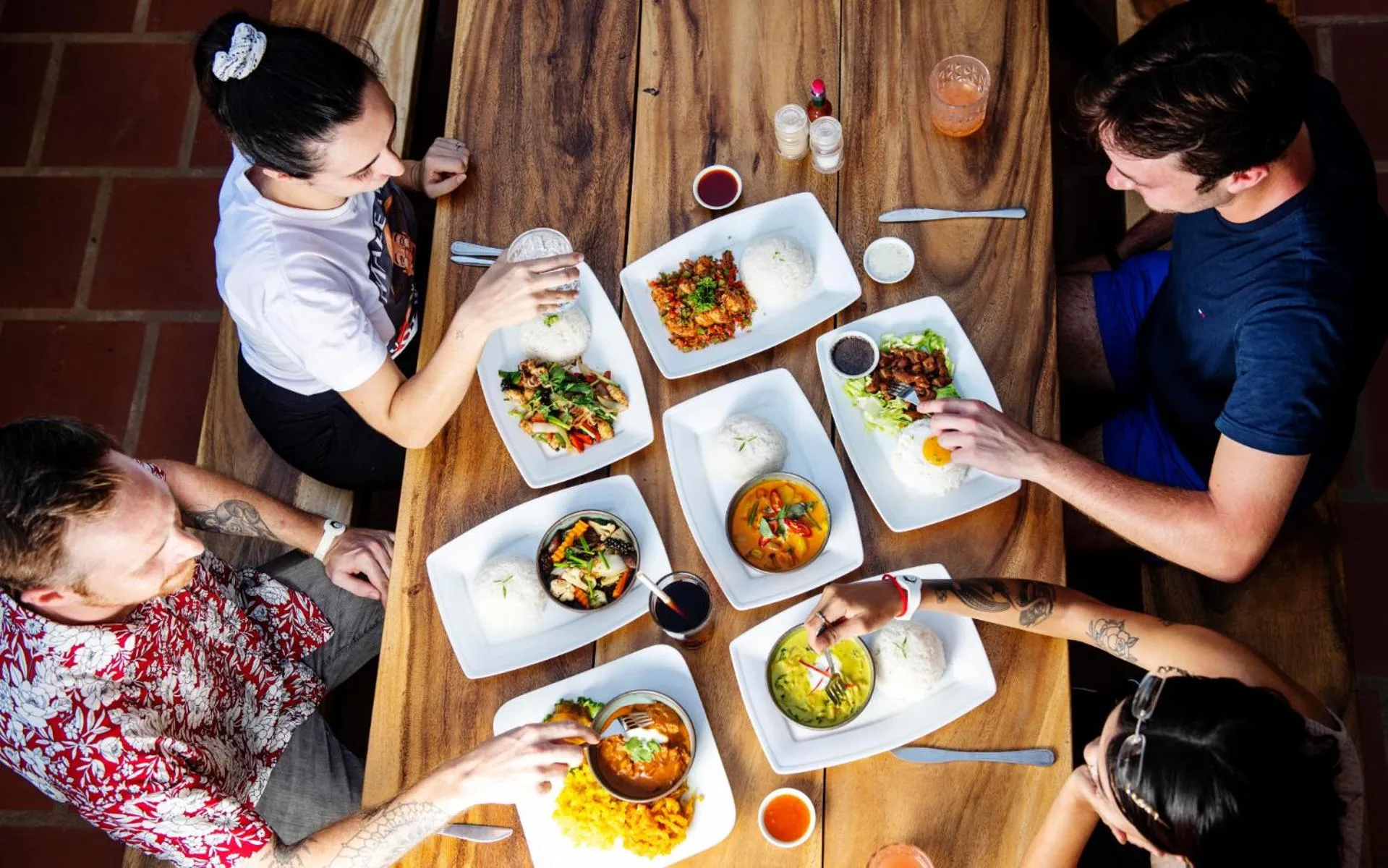 Food in Mad Monkey Koh Rong