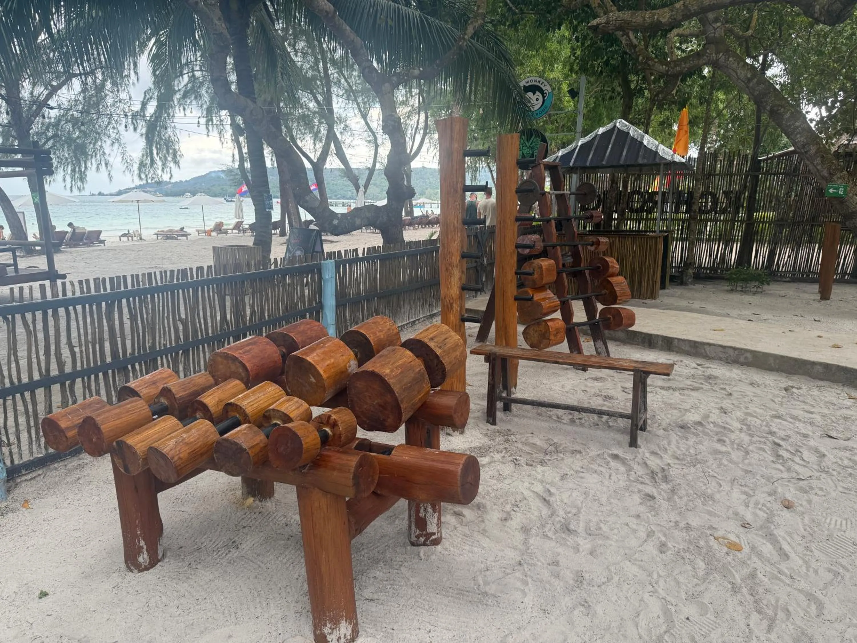 Fitness centre/facilities in Mad Monkey Koh Rong