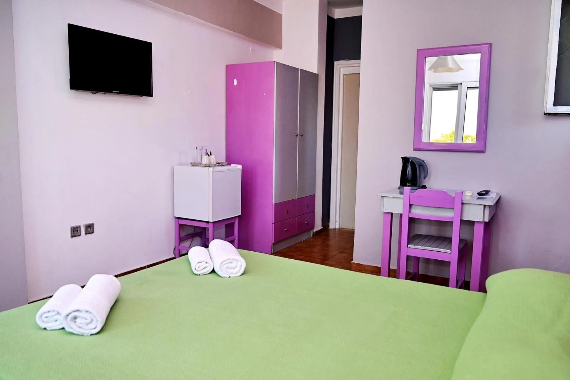 Bed in Karmik Concept Apartments