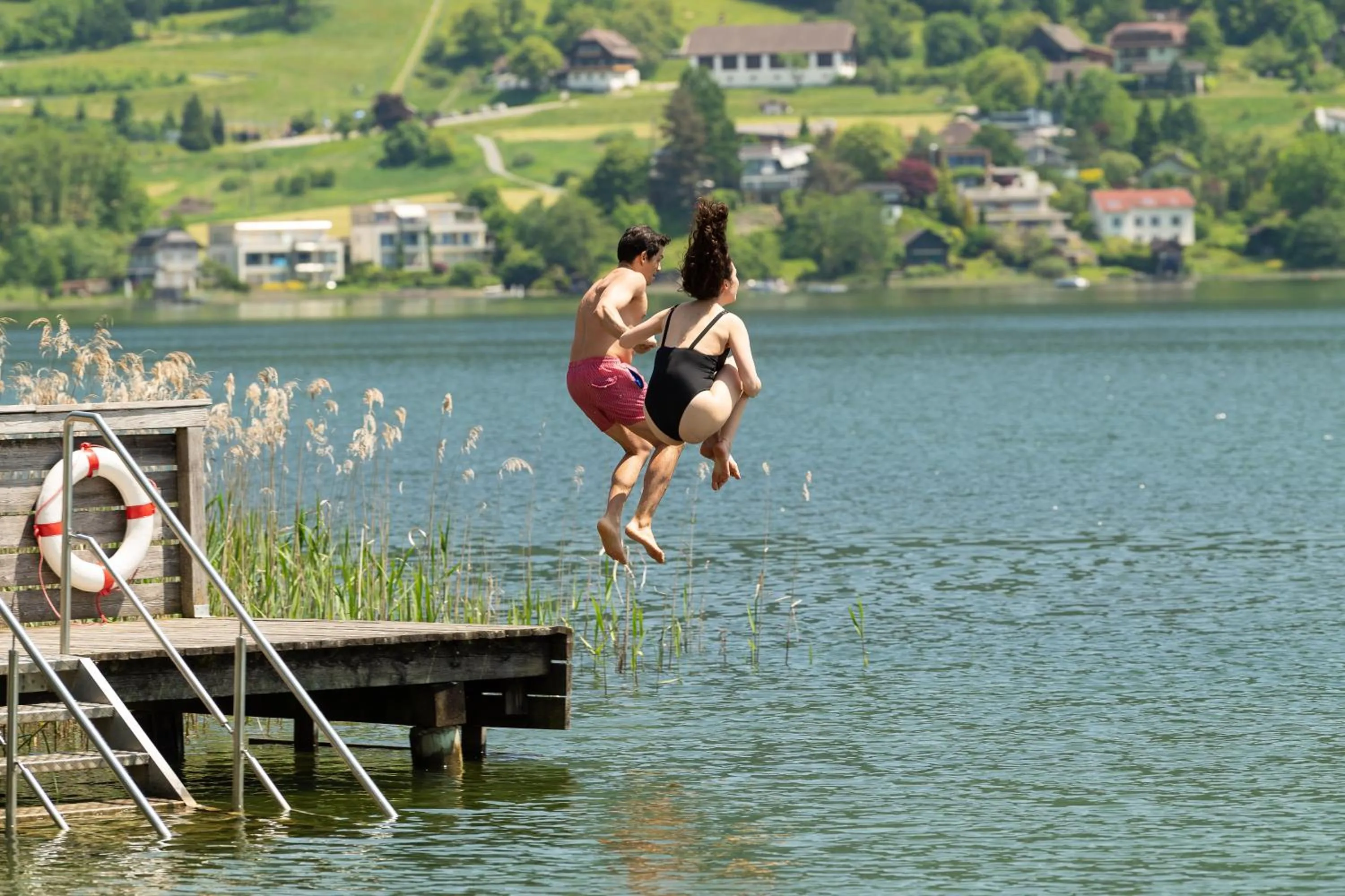Lake view in Seehotel Urban
