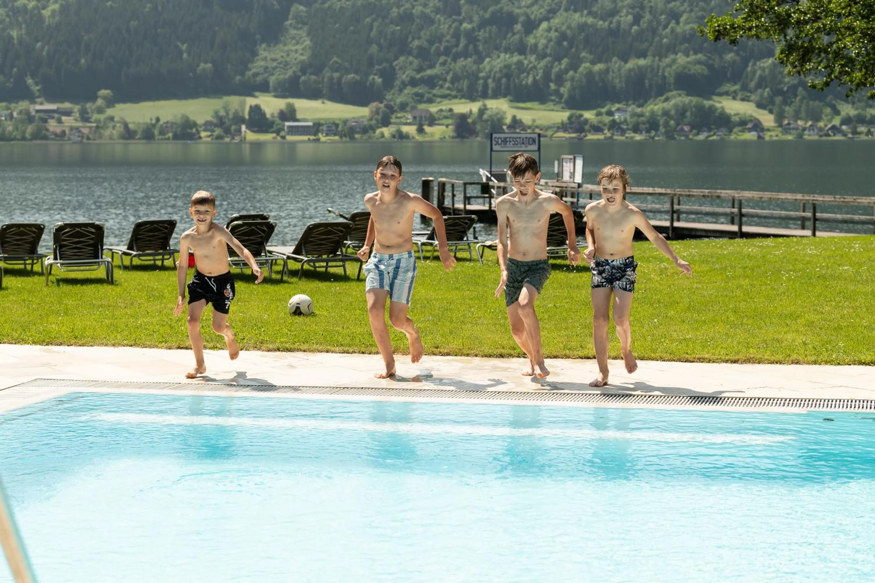 Swimming pool in Seehotel Urban