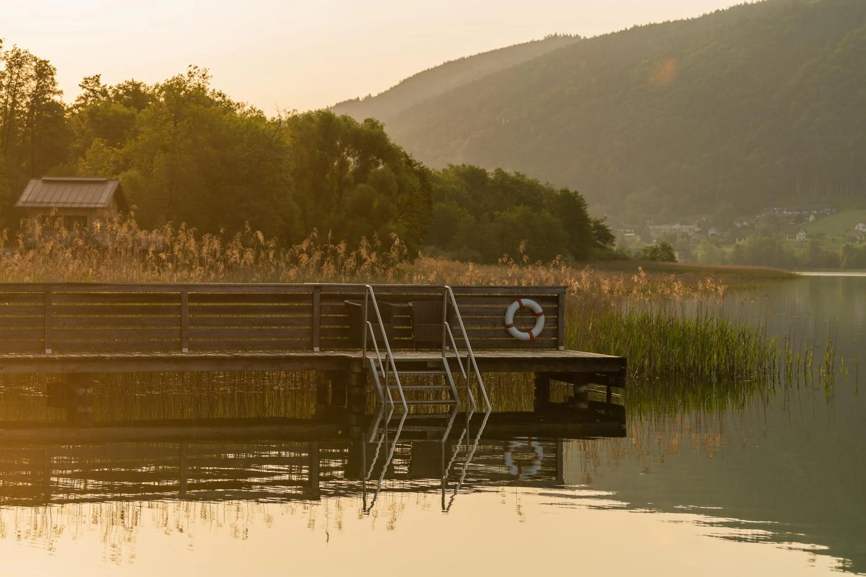 Lake view in Seehotel Urban