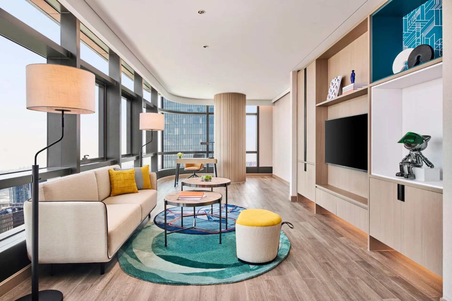 Communal lounge/ TV room in Artyzen Habitat Taopu Shanghai