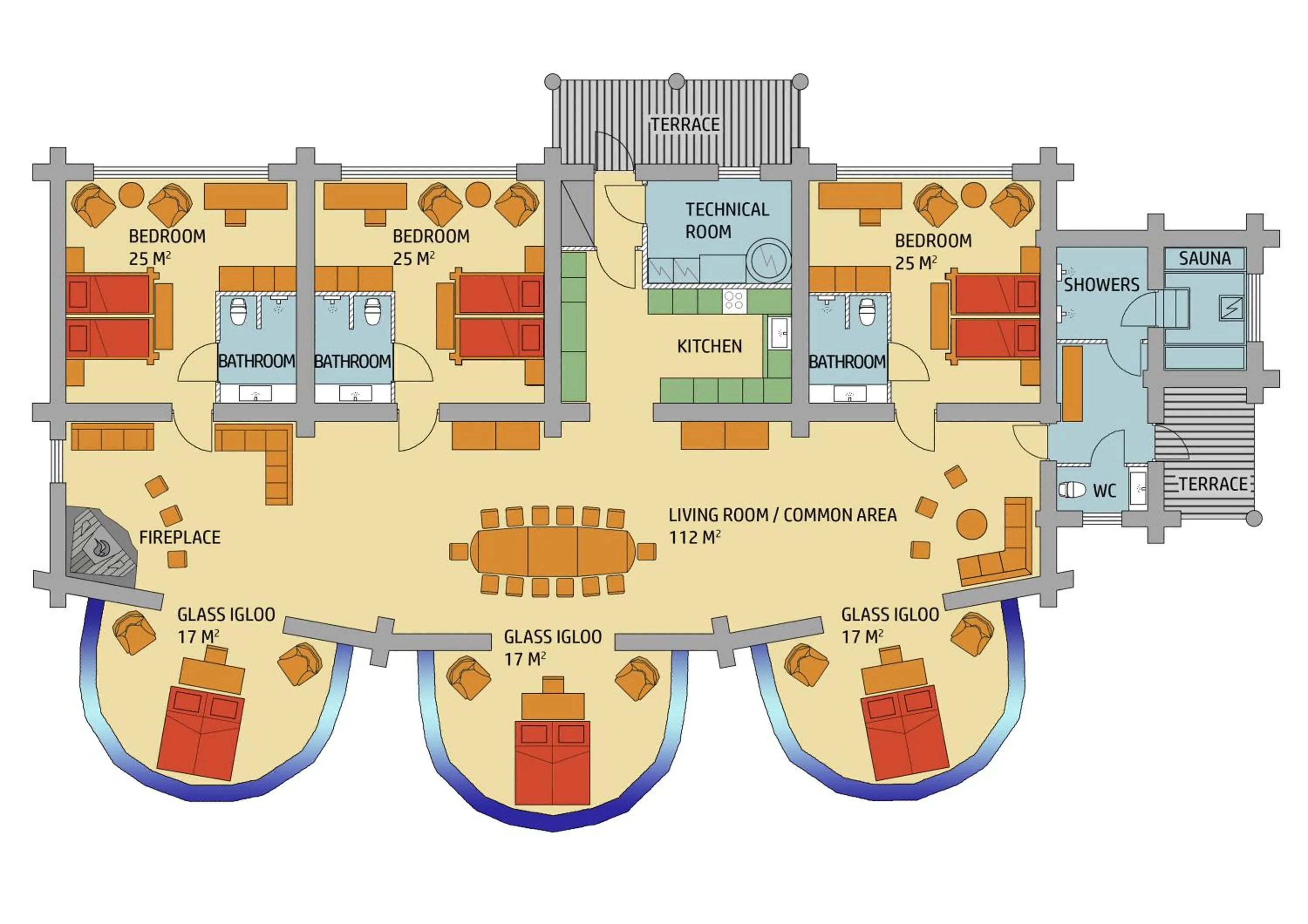 Property building in Utsjoki Arctic Resort