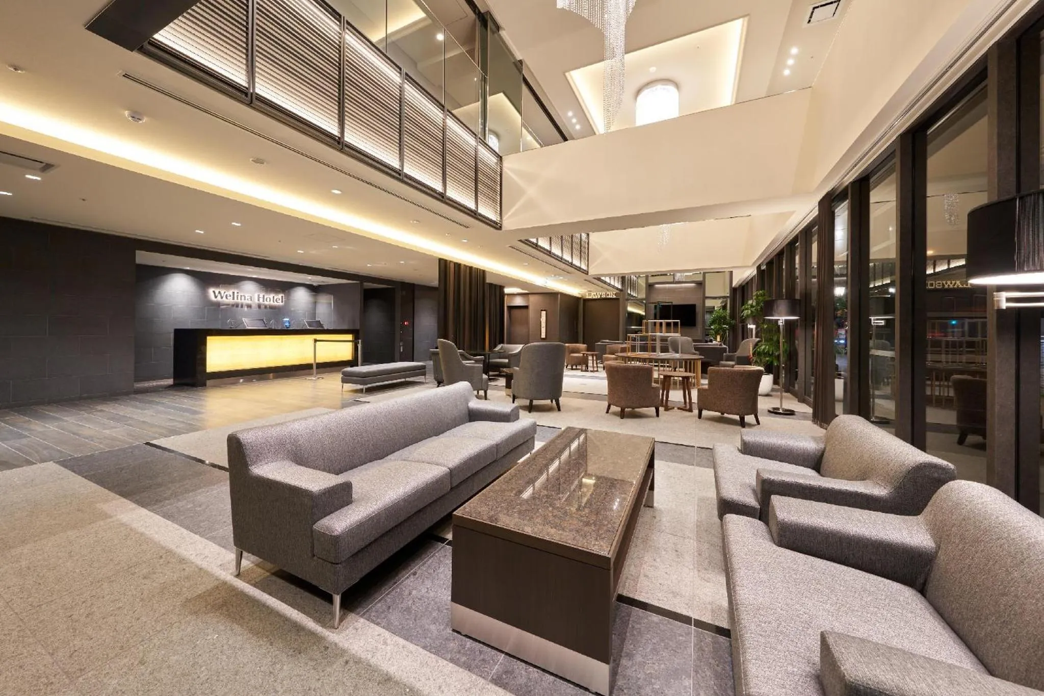 Lobby or reception in Welina Hotel Premier Nakanoshima West