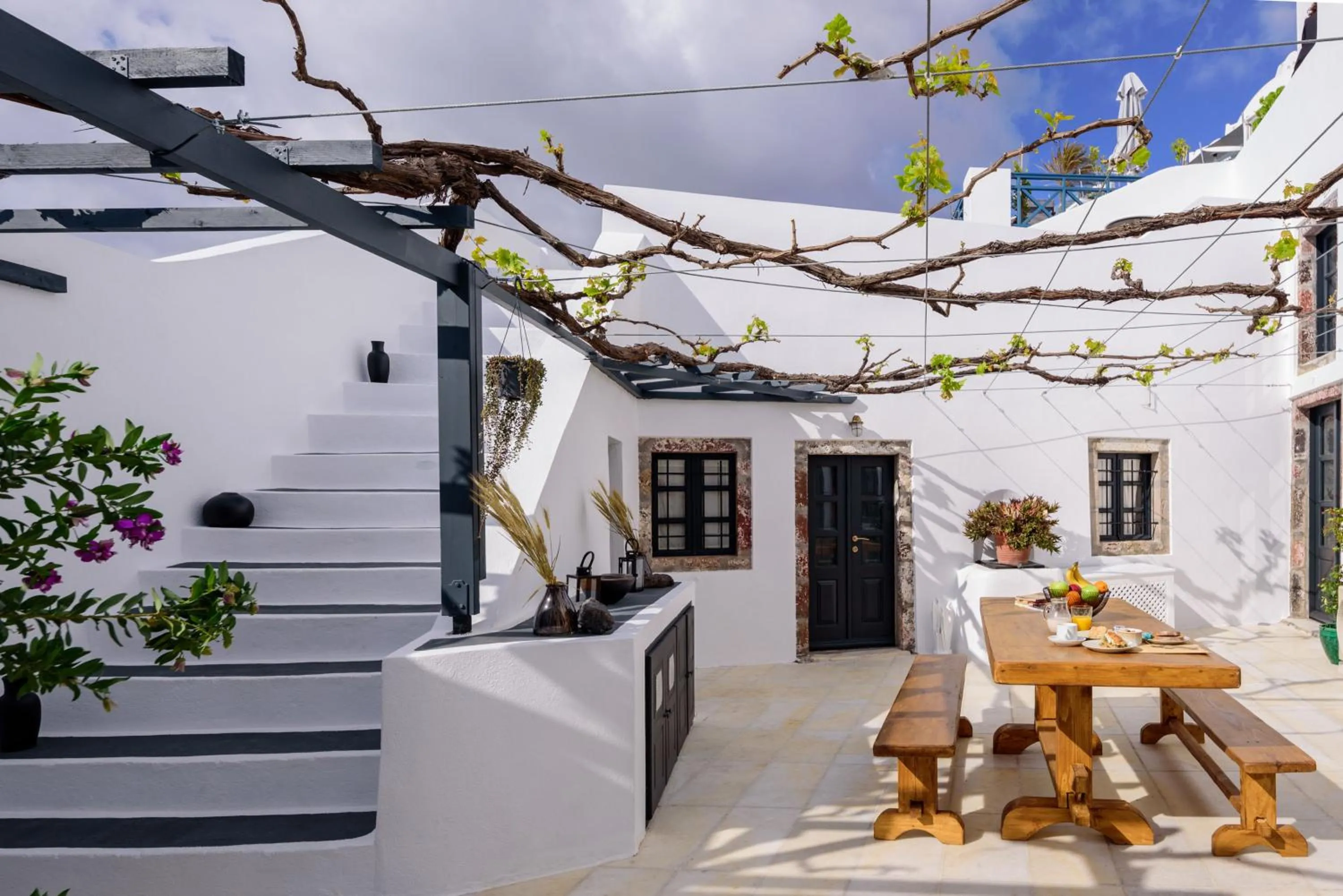 Balcony/Terrace in Firalia, Casa in Rock Suites