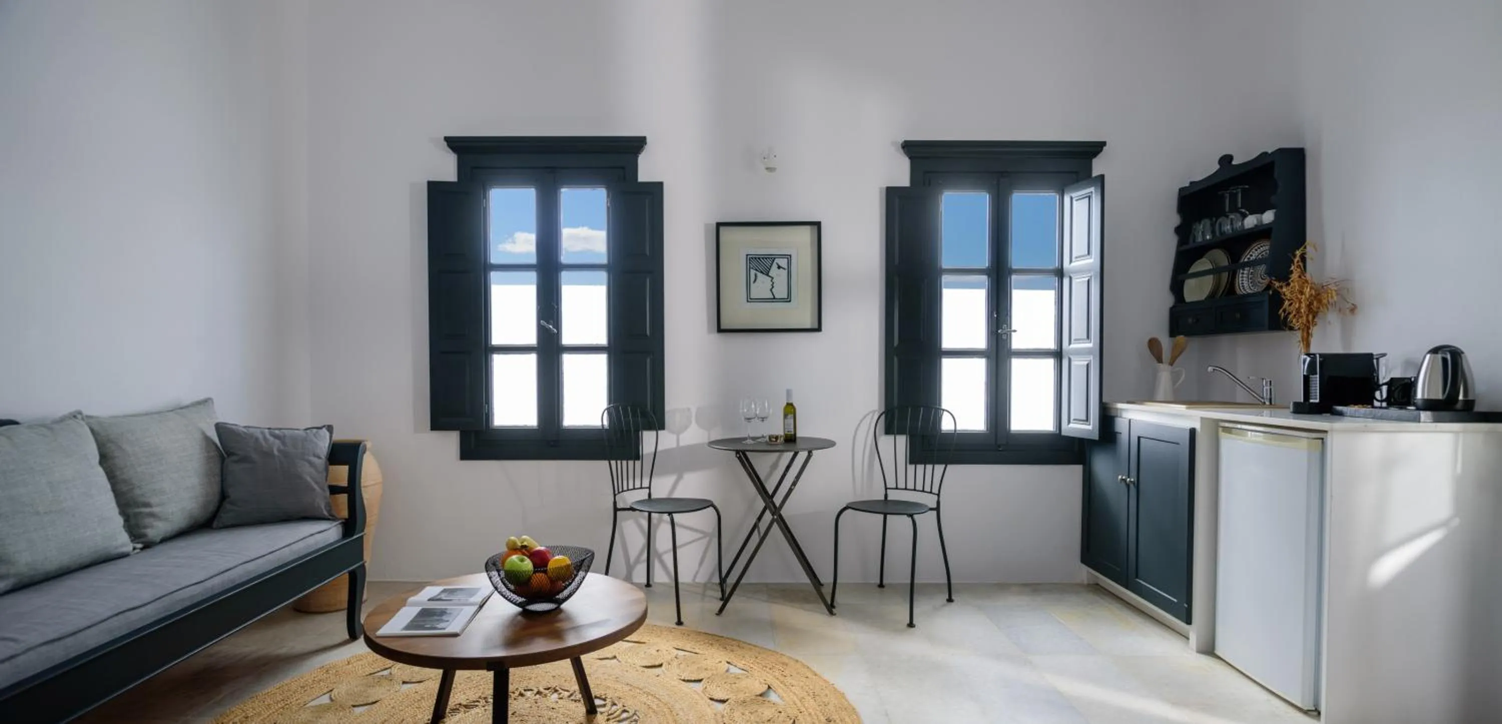 Living room in Firalia, Casa in Rock Suites