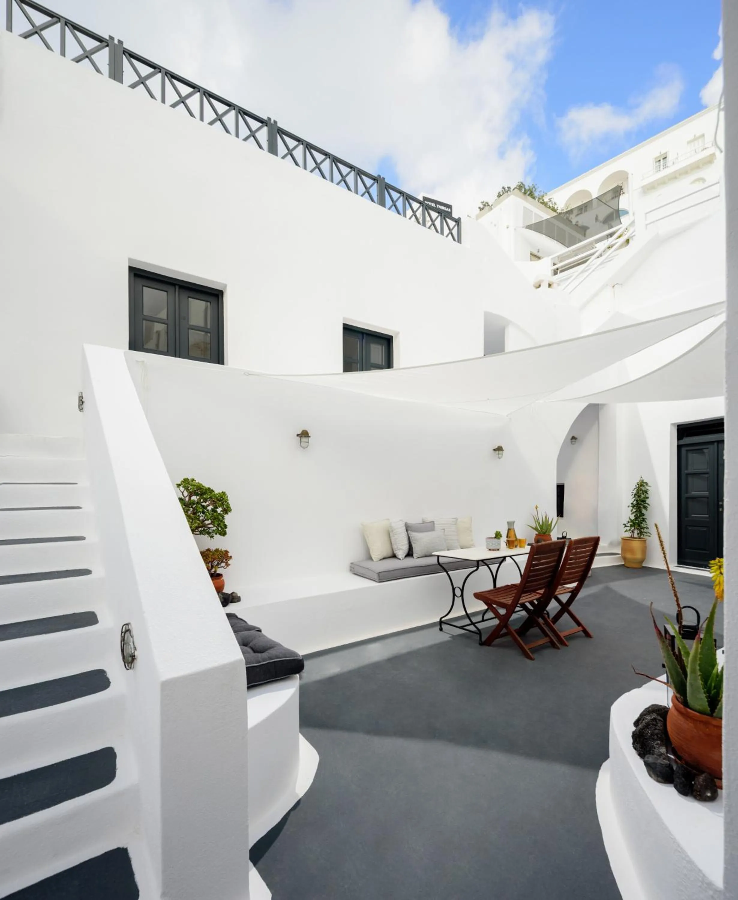 Balcony/Terrace in Firalia, Casa in Rock Suites