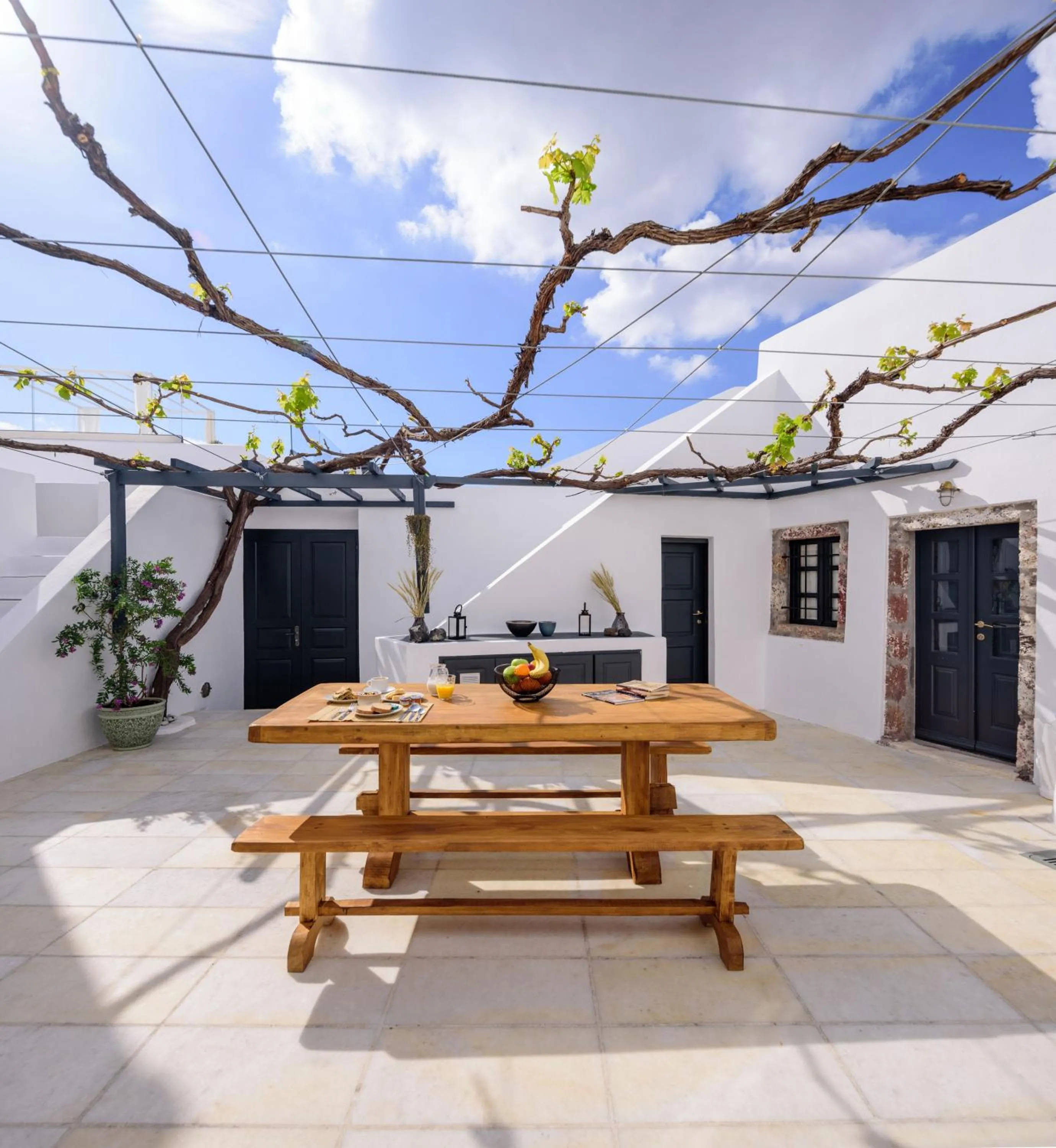 Balcony/Terrace in Firalia, Casa in Rock Suites