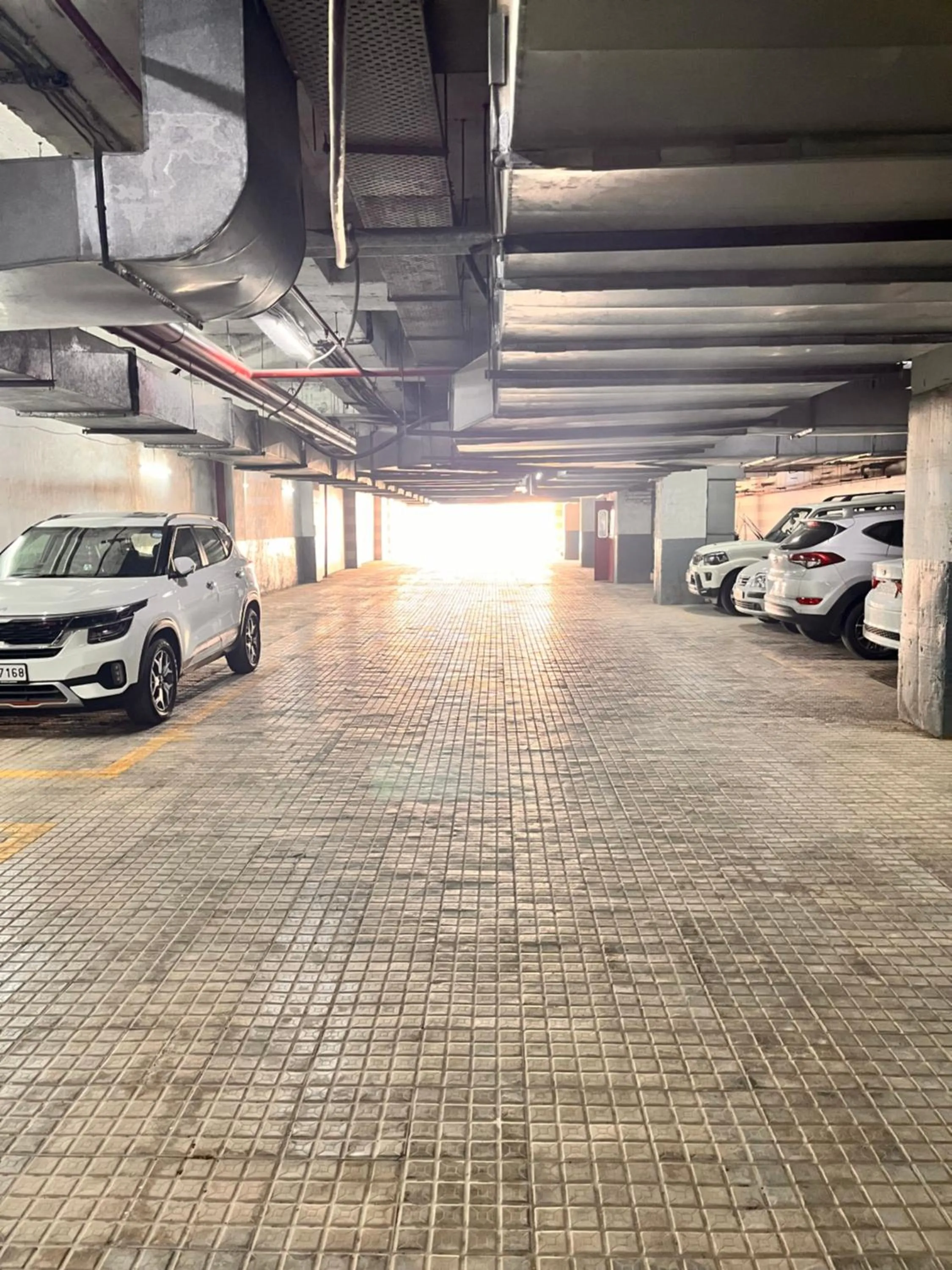 Parking in Flamingo Hotel Sector 67 I Studio Rooms I Gurgaon