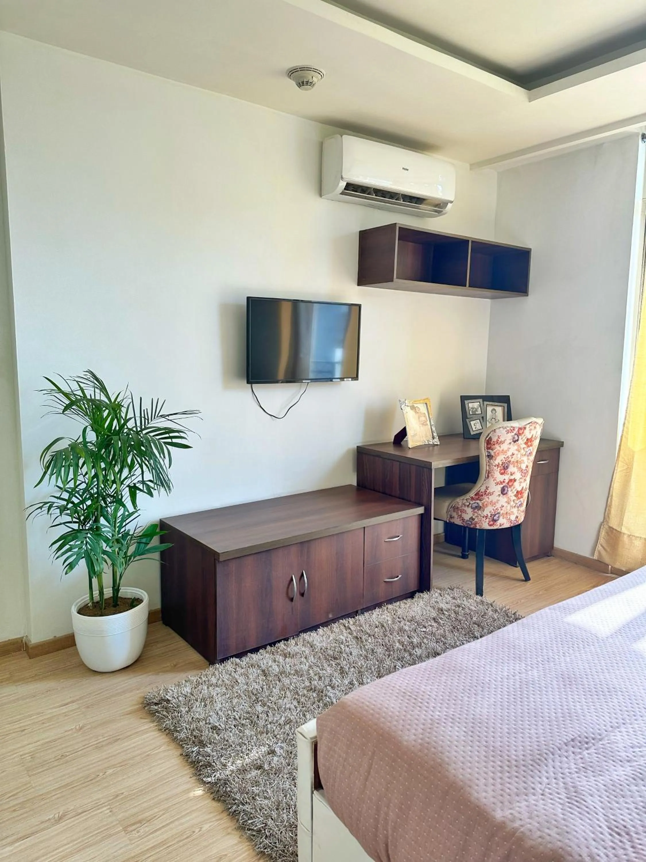 TV and multimedia, Bed in Flamingo Hotel Sector 67 I Studio Rooms I Gurgaon