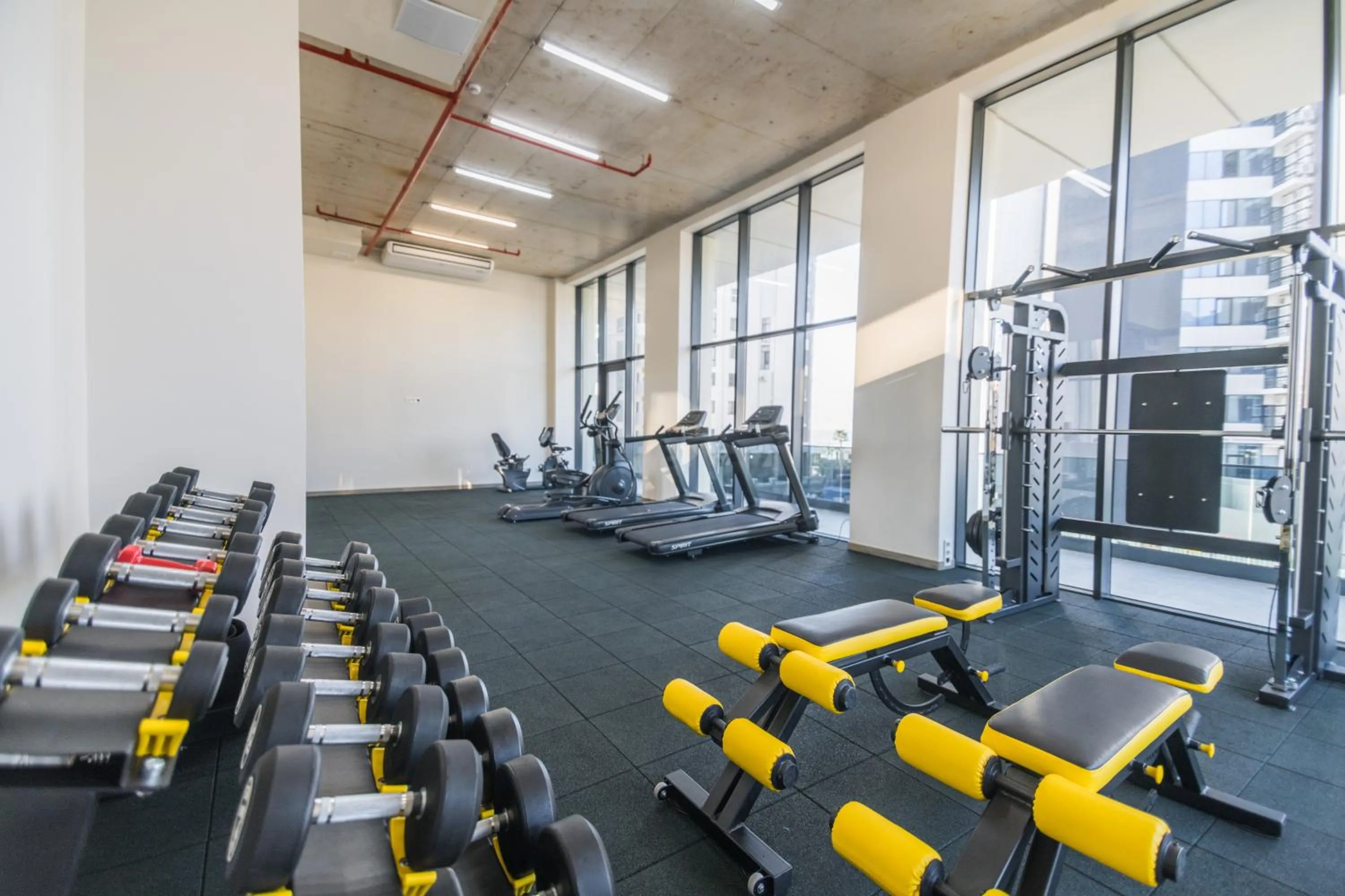 Fitness centre/facilities in Green Side Apart Hotel