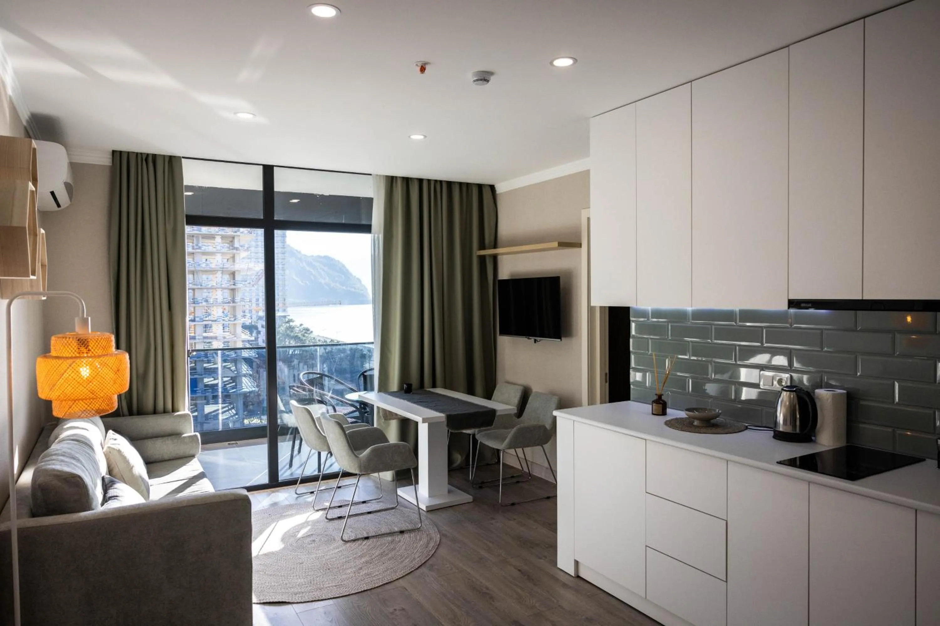 Living room in Green Side Apart Hotel