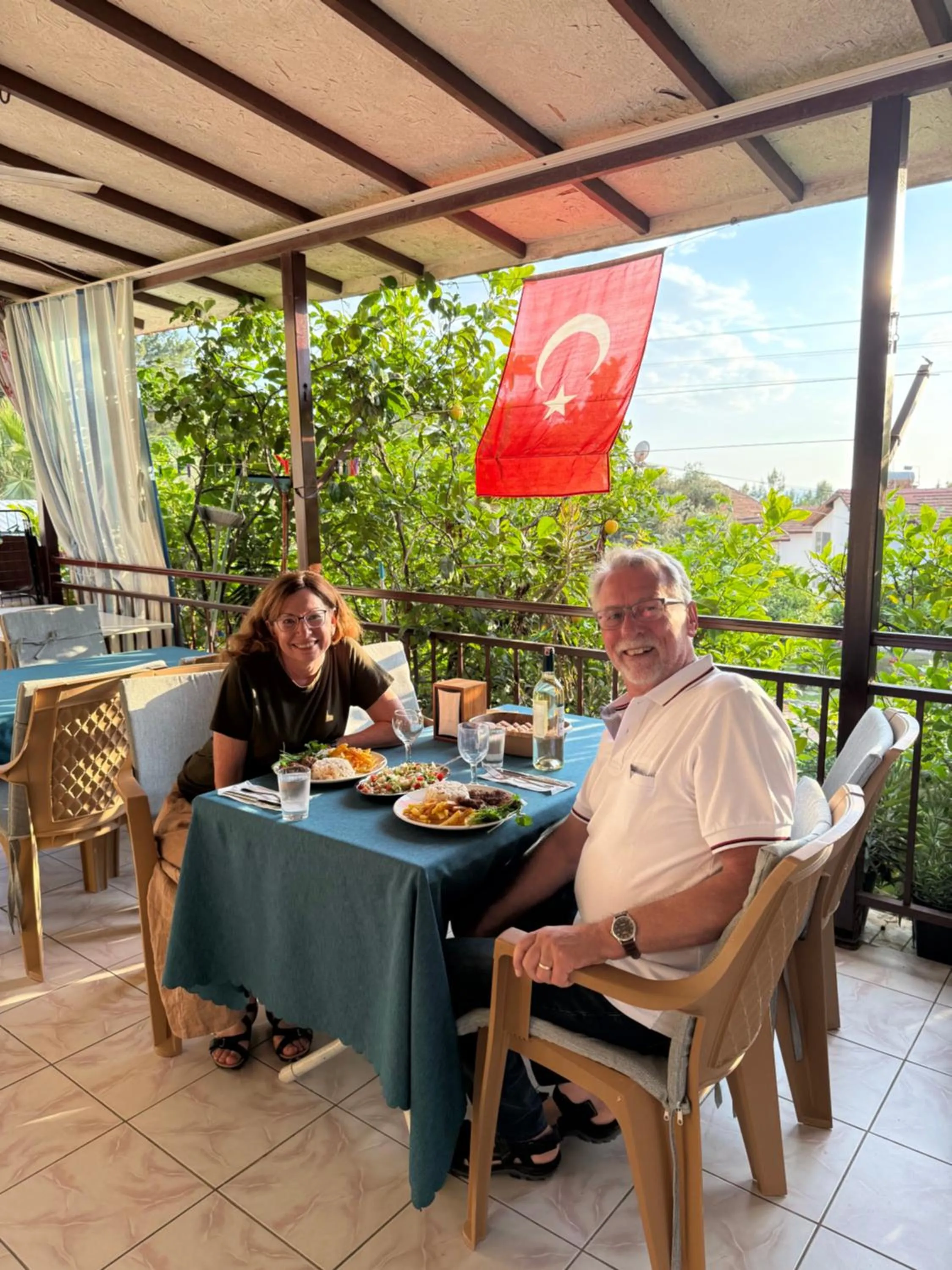 Balcony/Terrace in Gelidonya Pansiyon