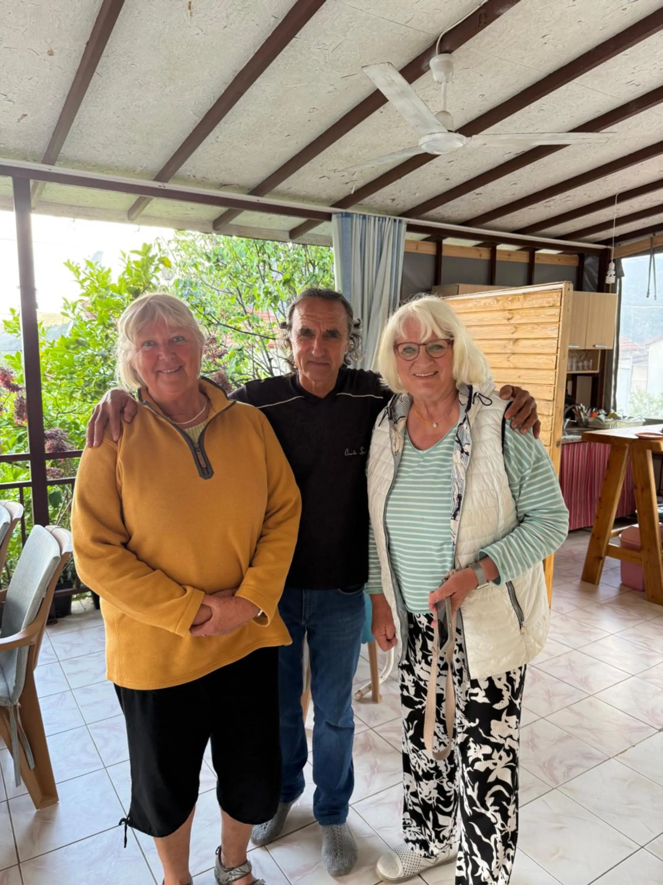 group of guests in Gelidonya Pansiyon