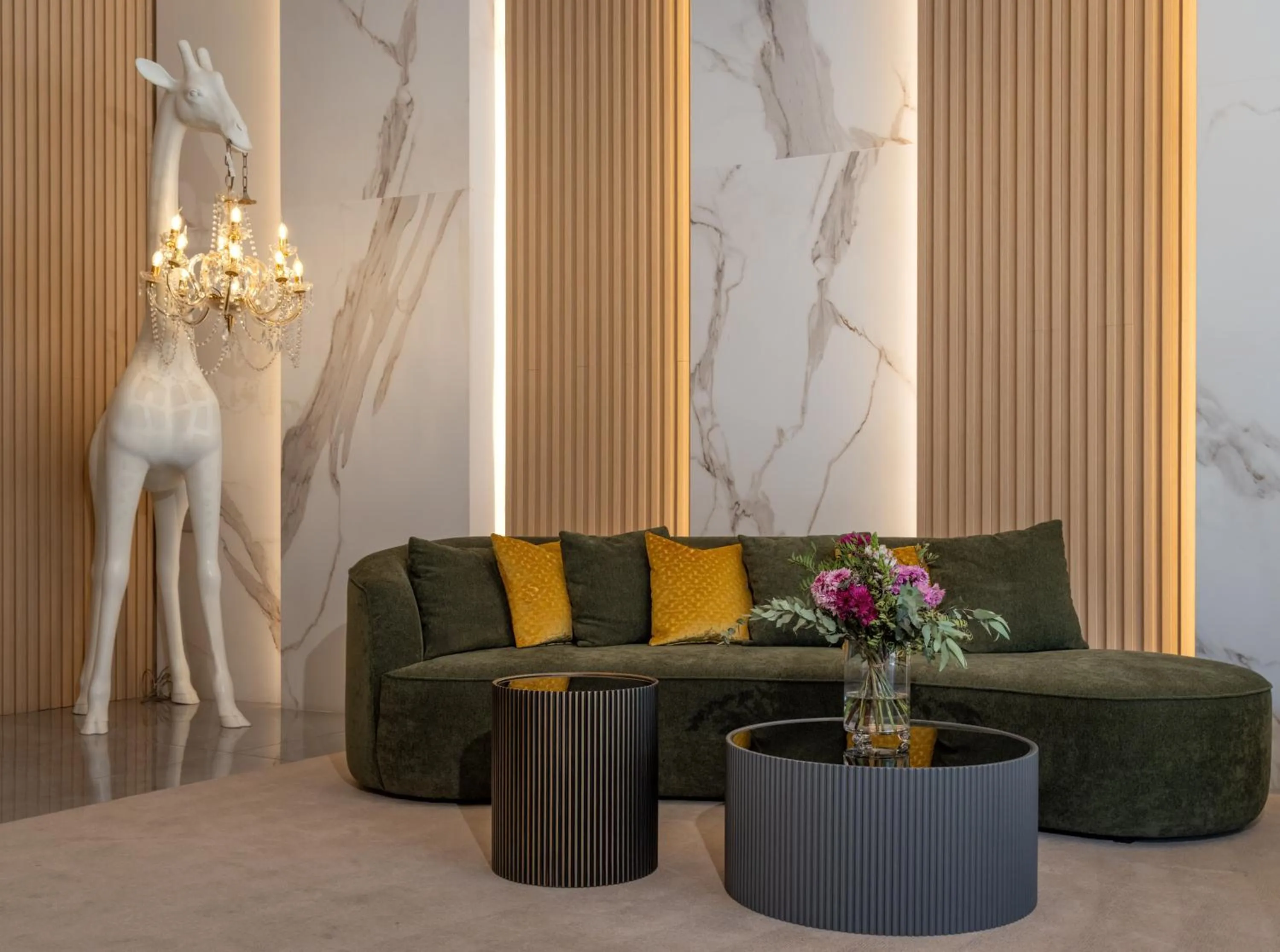 Lobby or reception in Hilton Garden Inn Athens Syggrou Avenue