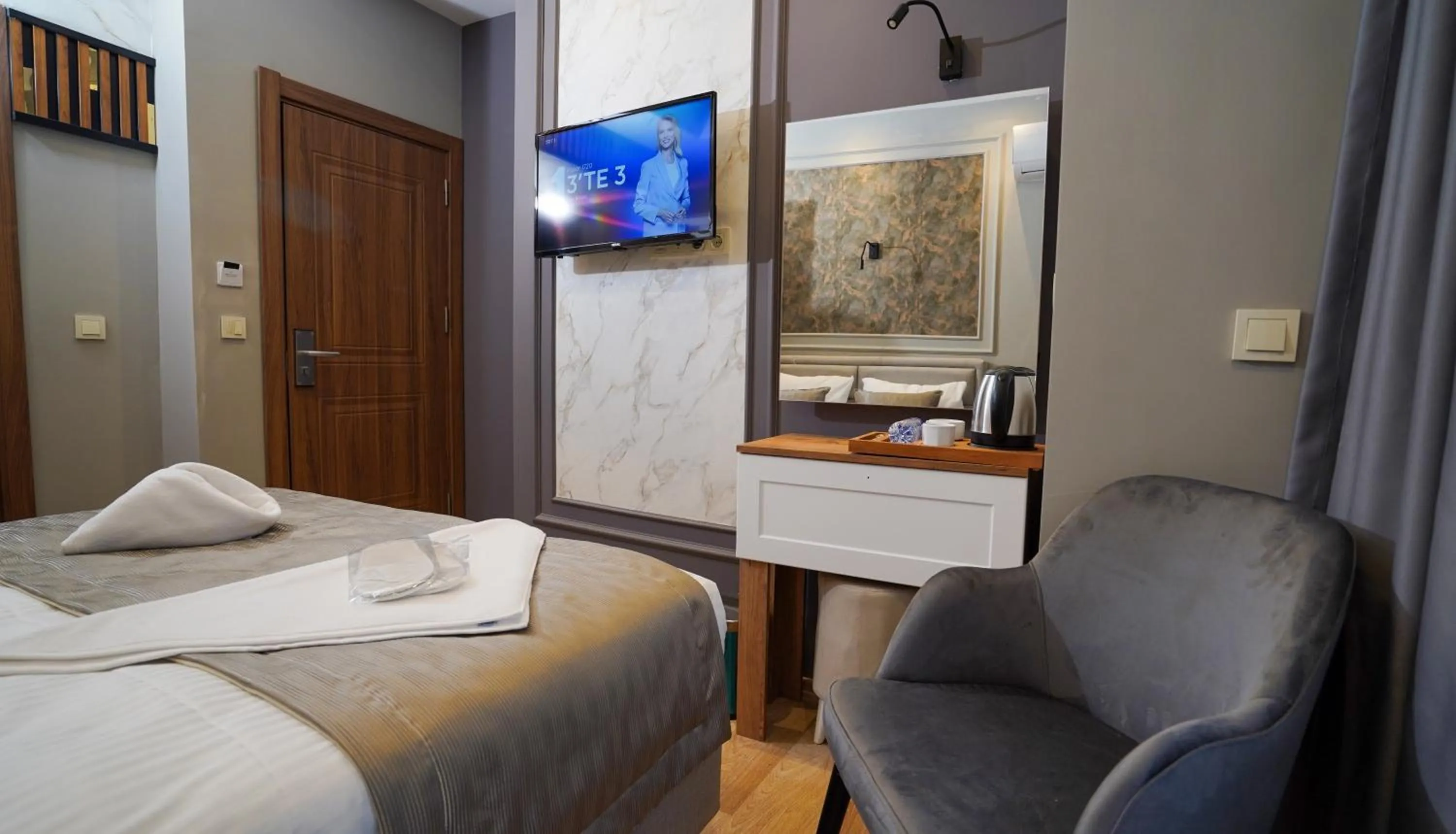 Photo of the whole room, Bed in Fidan City Hotel