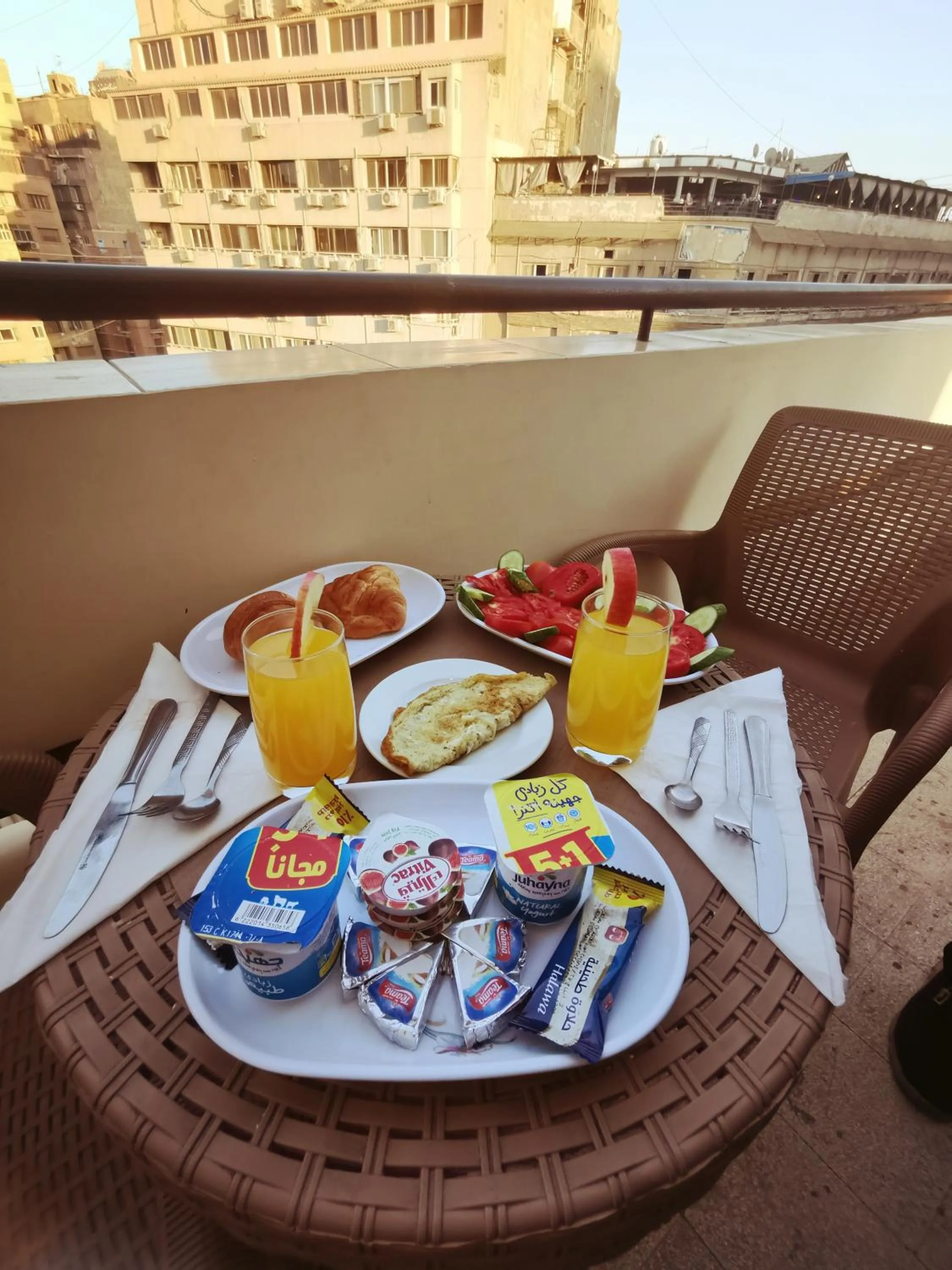 Continental breakfast in Tourist Palace Hotel