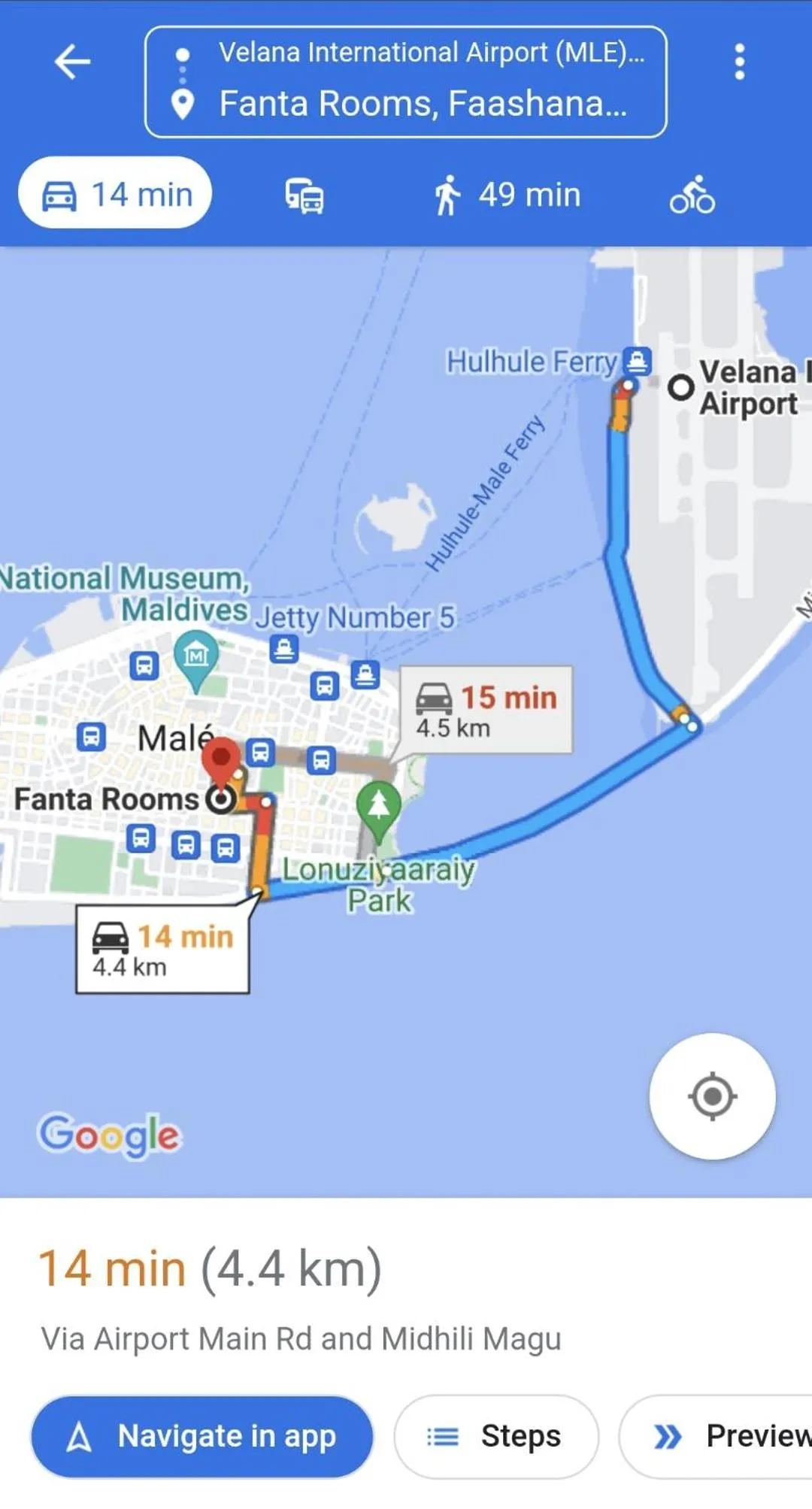 Location in faTuur Inn