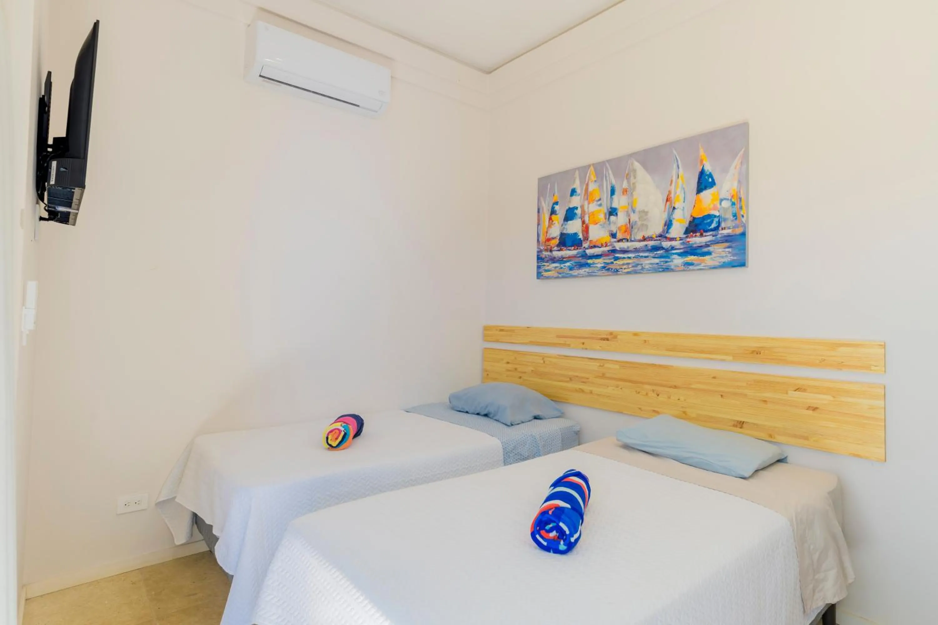 Bed in Villas VR Beachwalk Avellanas