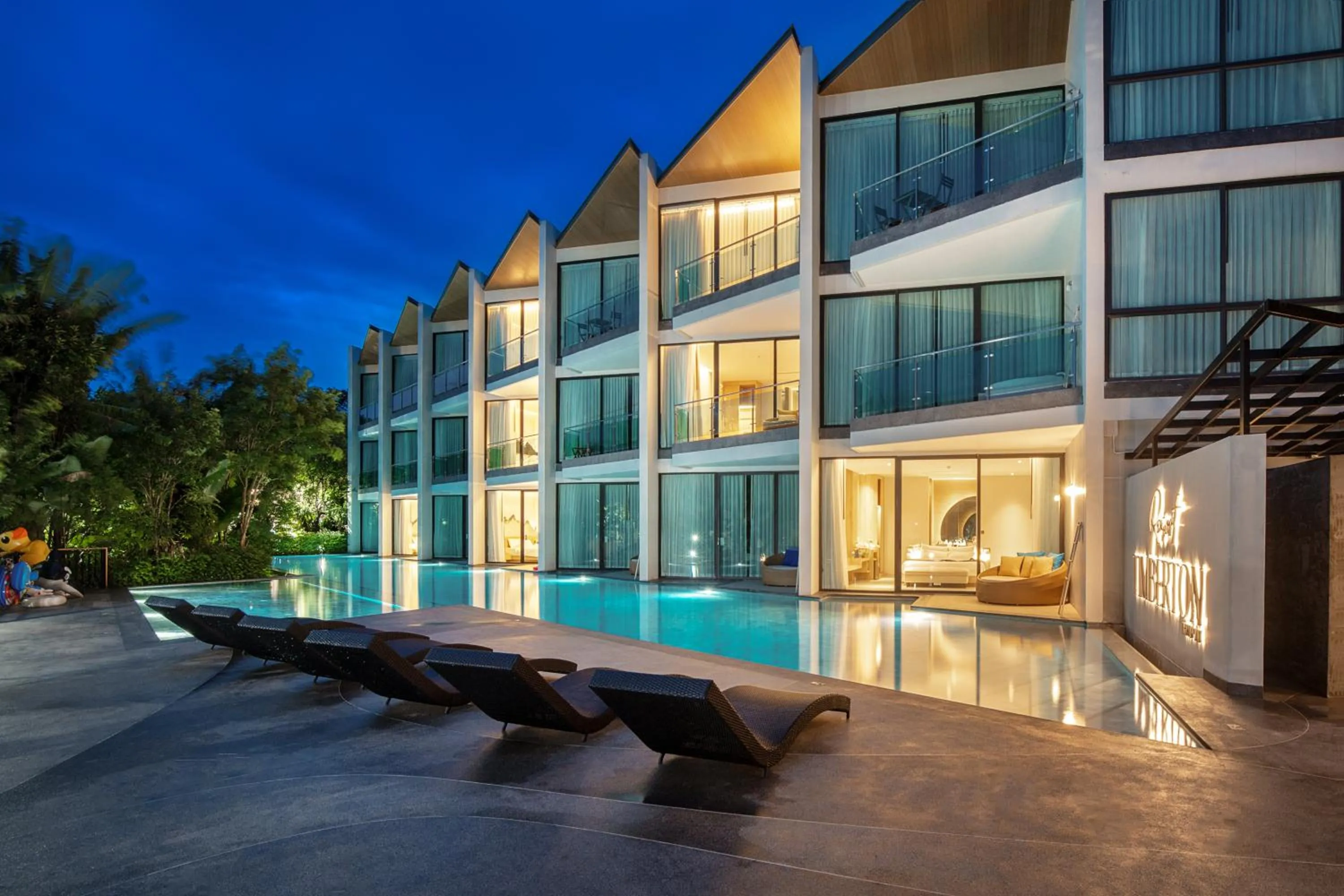 Swimming pool in Timberton Resort Khaoyai