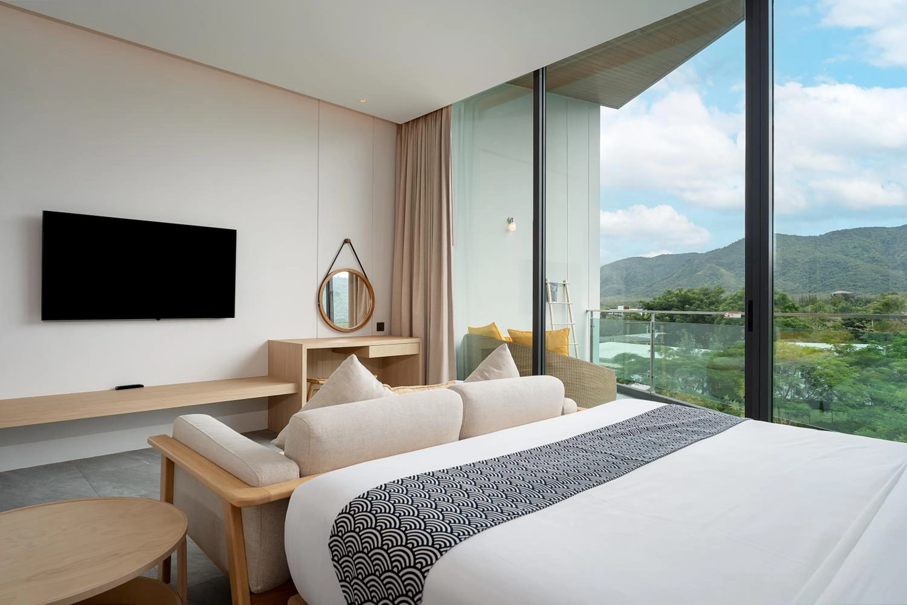 Bed in Timberton Resort Khaoyai