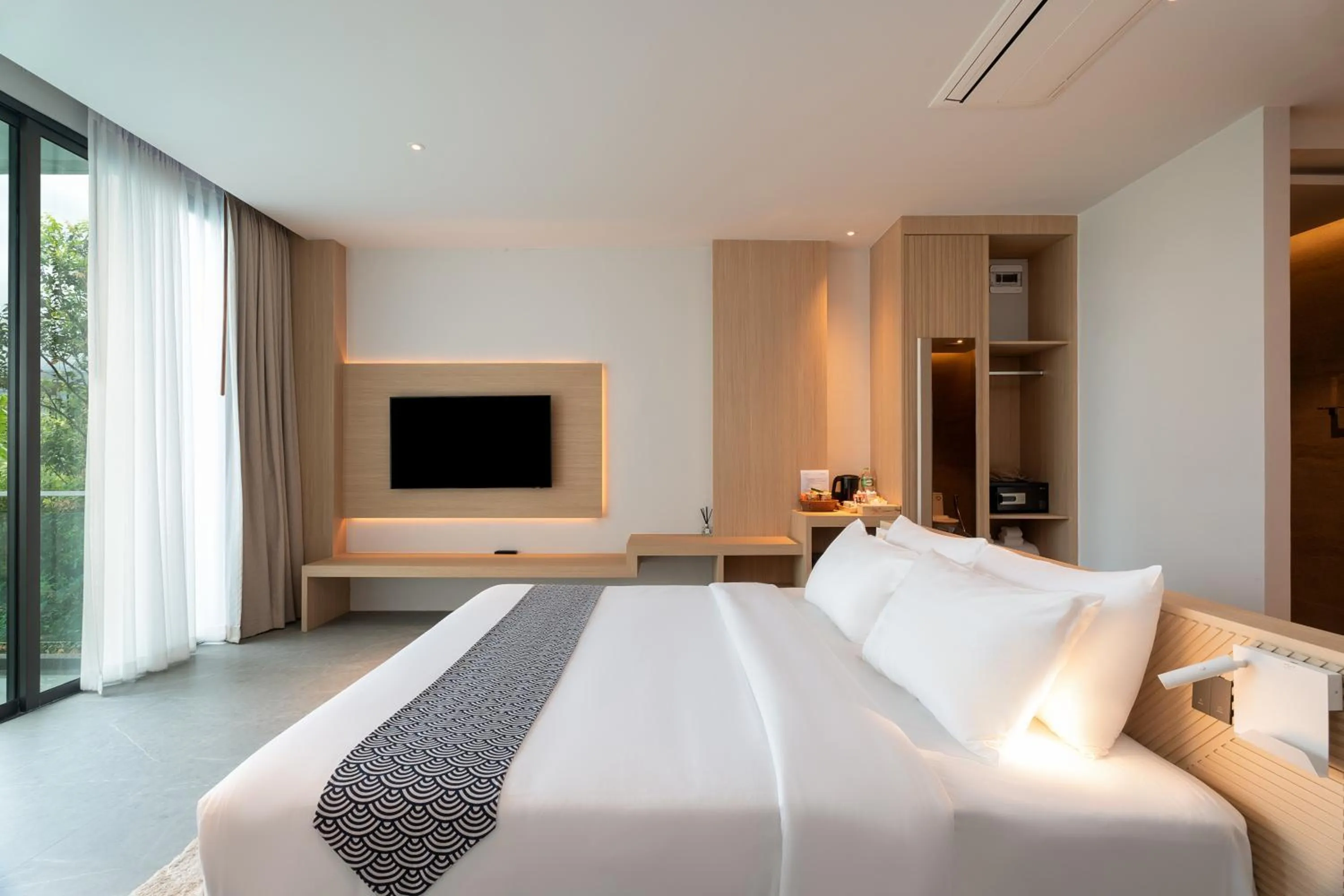 Bed in Timberton Resort Khaoyai