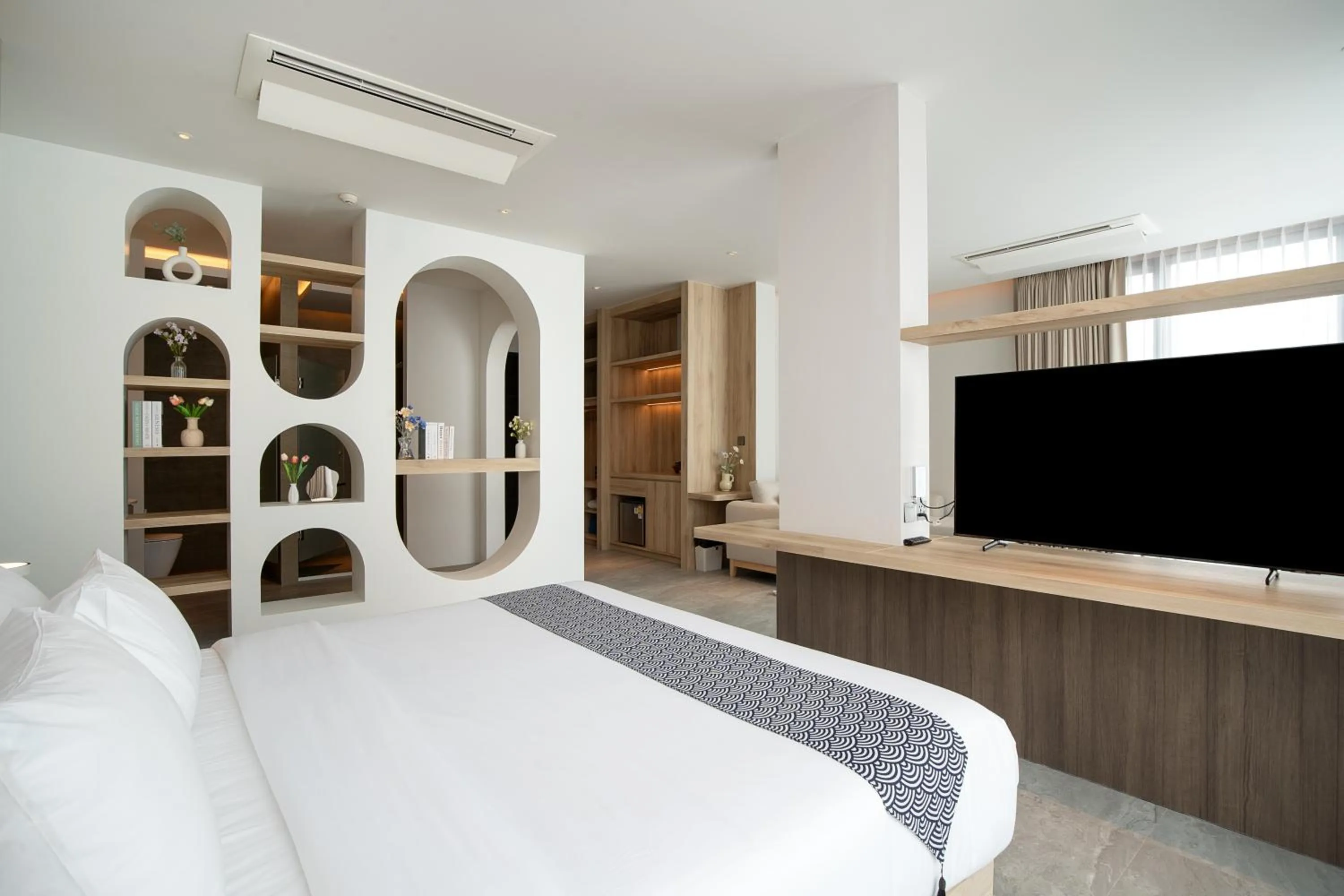 Bed in Timberton Resort Khaoyai