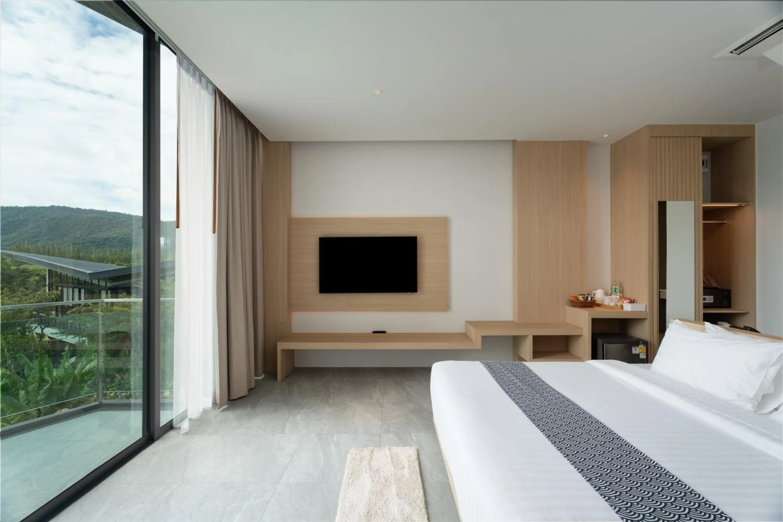 TV and multimedia, Bed in Timberton Resort Khaoyai
