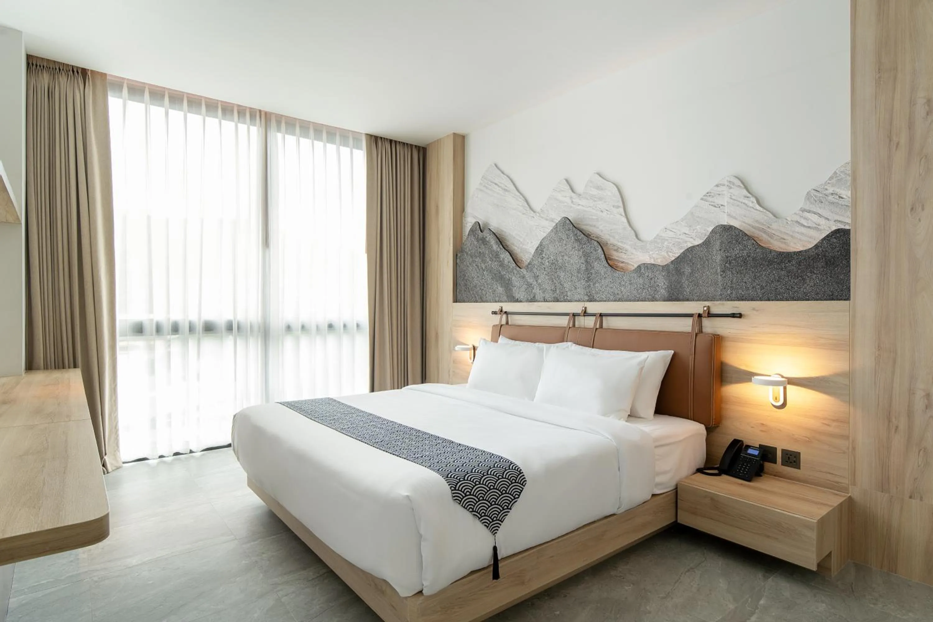 Bed in Timberton Resort Khaoyai