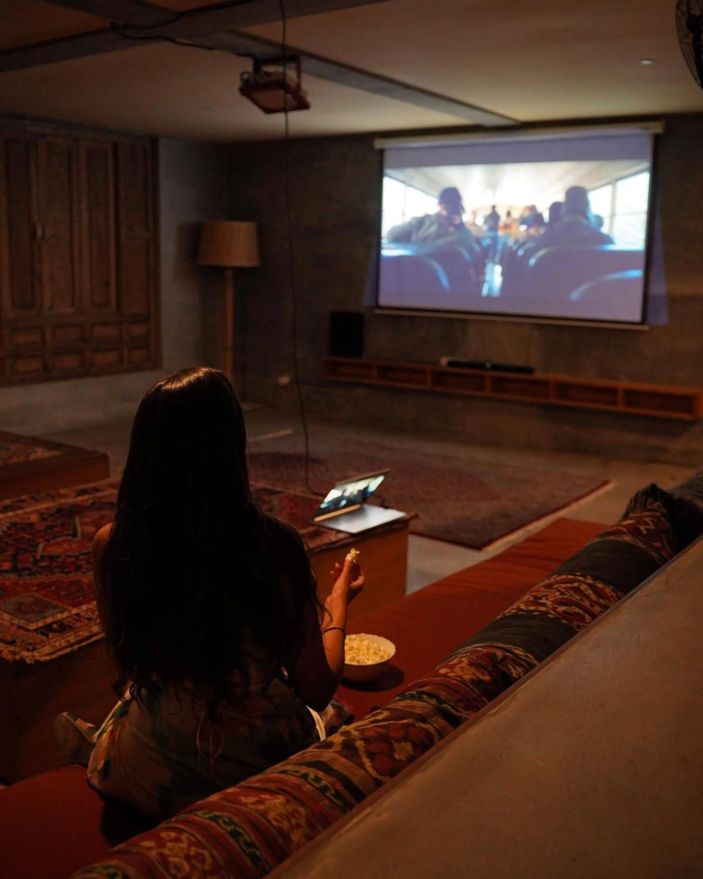 Communal lounge/ TV room in Mangroove Bay Boutique Hostel