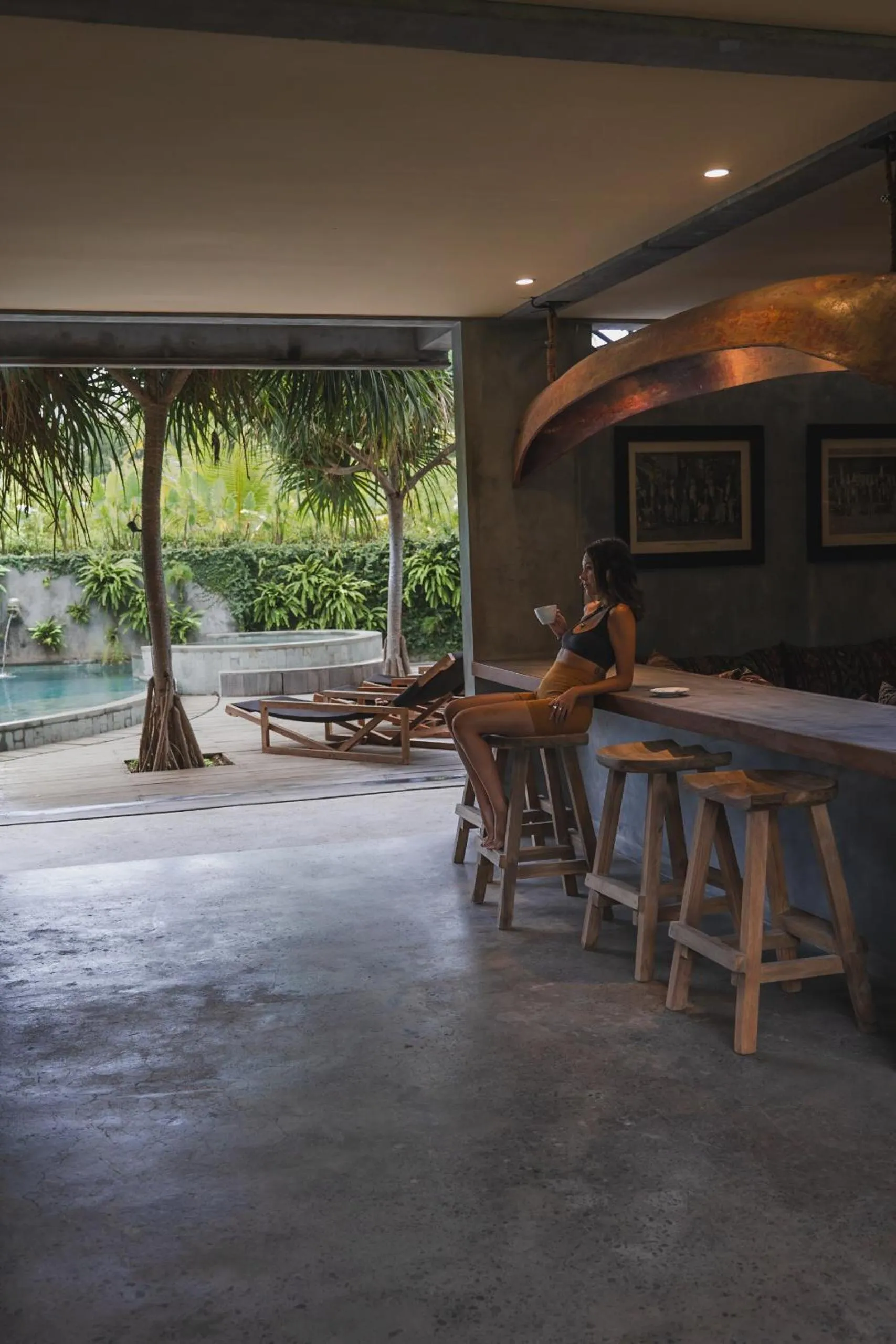 Seating area in Mangroove Bay Boutique Hostel