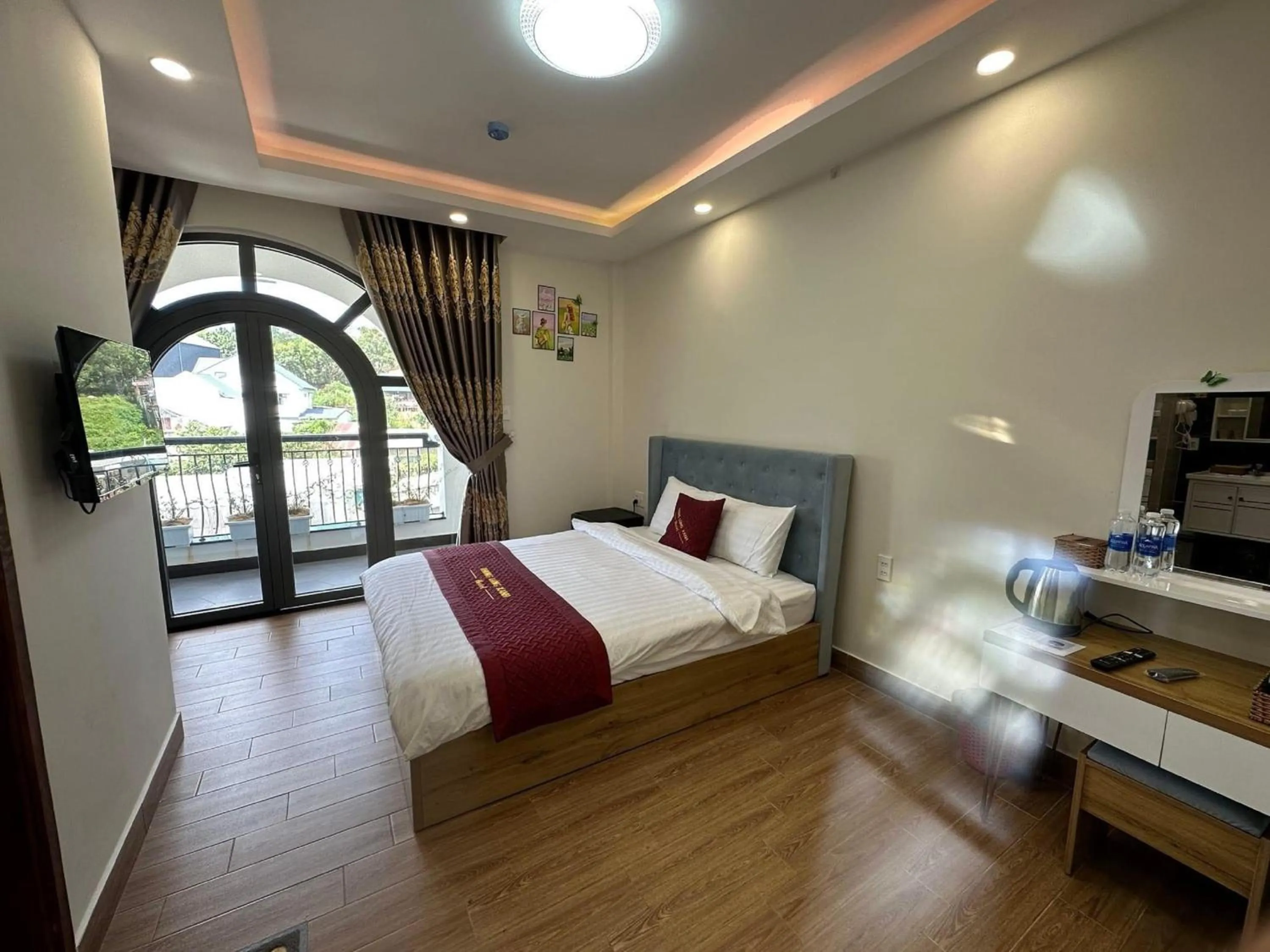 Bed in Thung Lũng Xanh TQK Hotel