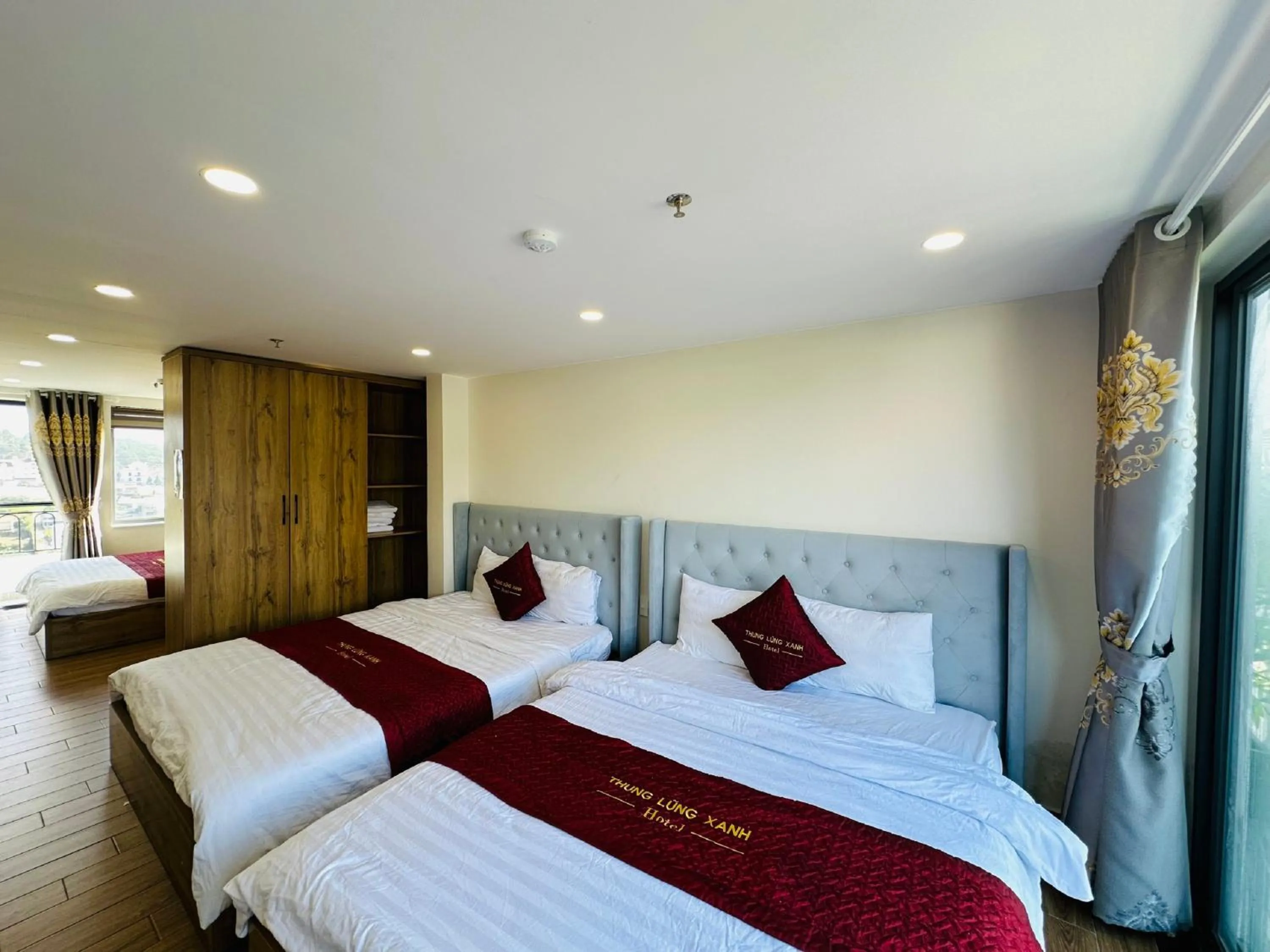 Bed in Thung Lũng Xanh TQK Hotel