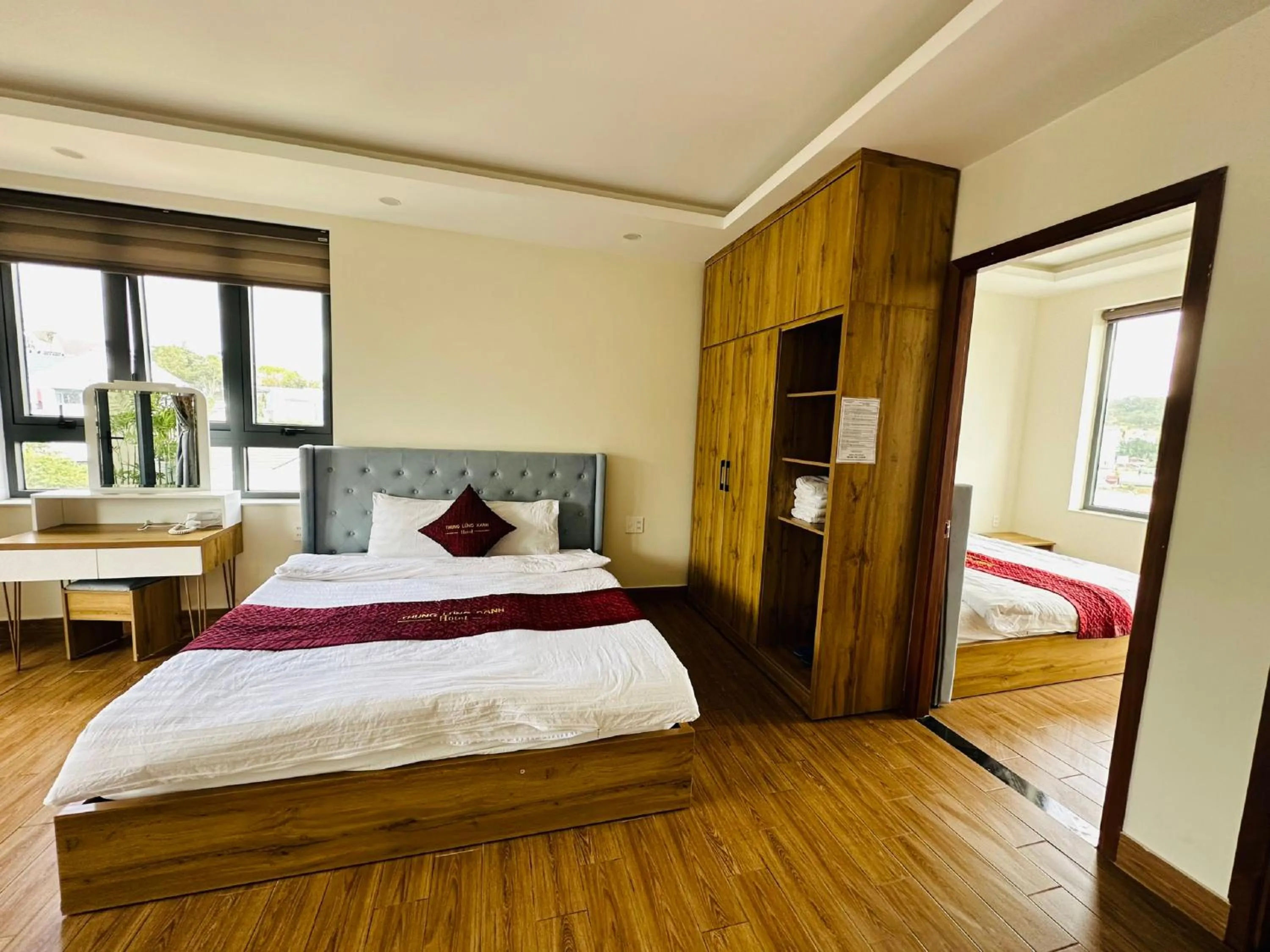 Bed in Thung Lũng Xanh TQK Hotel