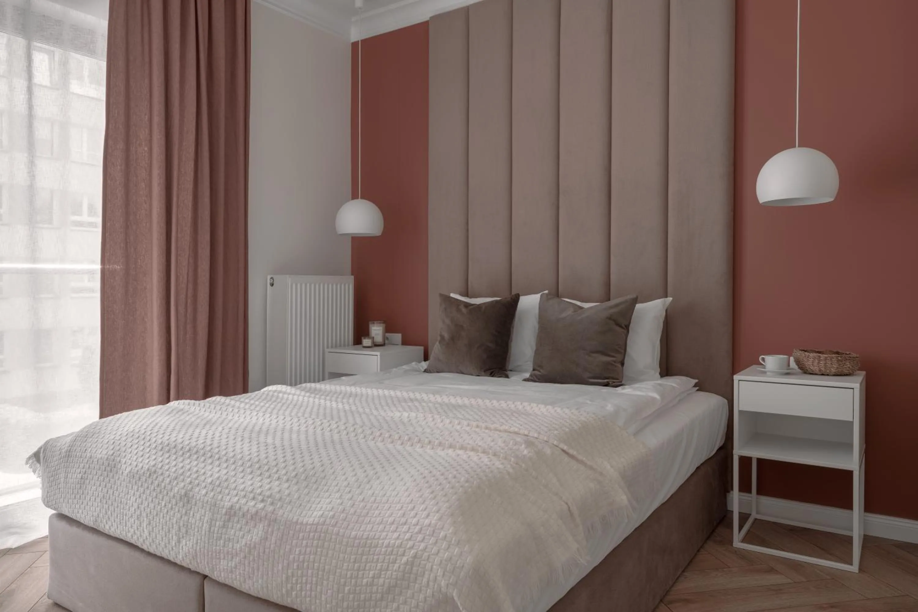 Bed in APARTIO ROOMS Gliwice