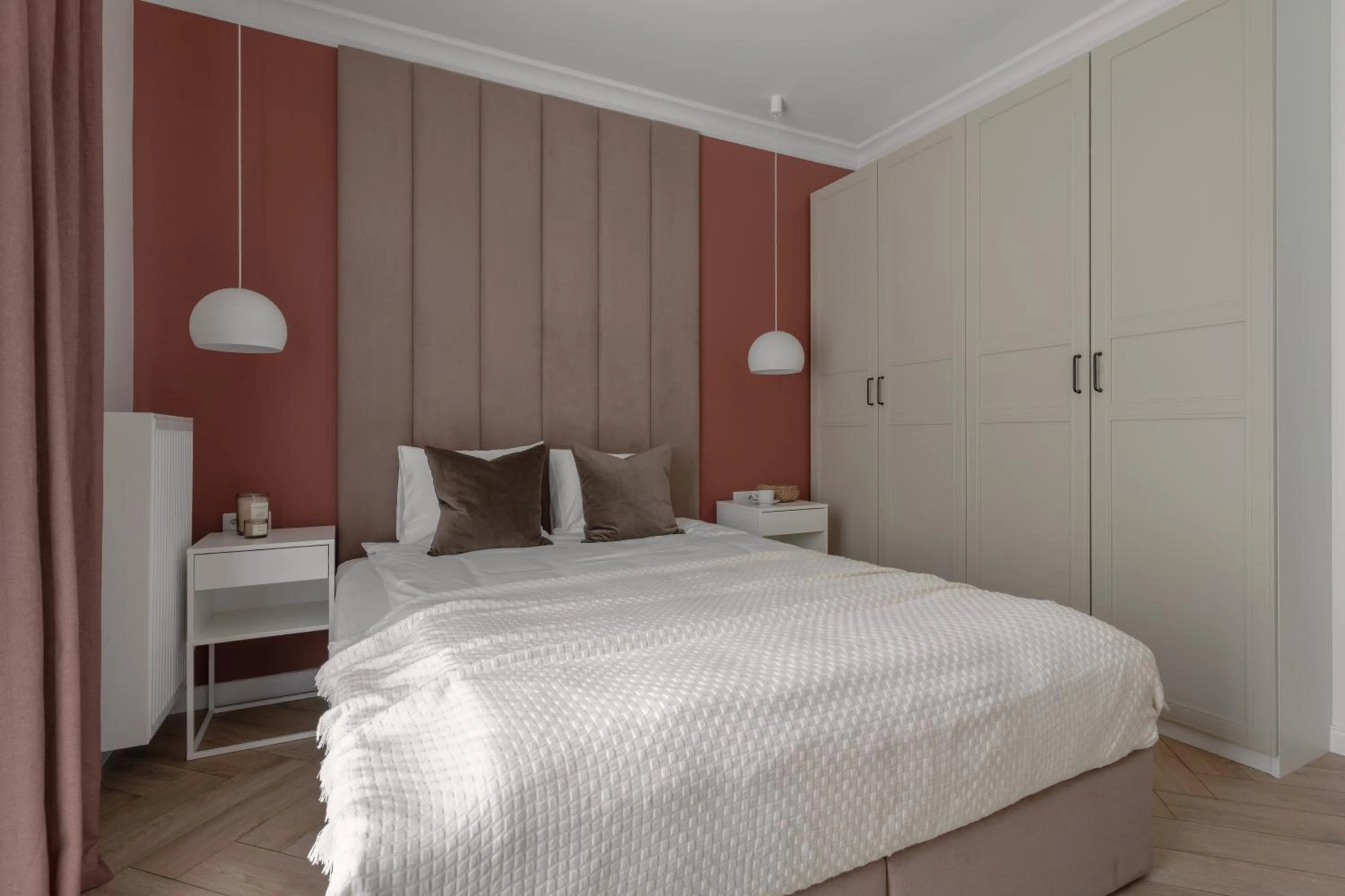 Bed in APARTIO ROOMS Gliwice