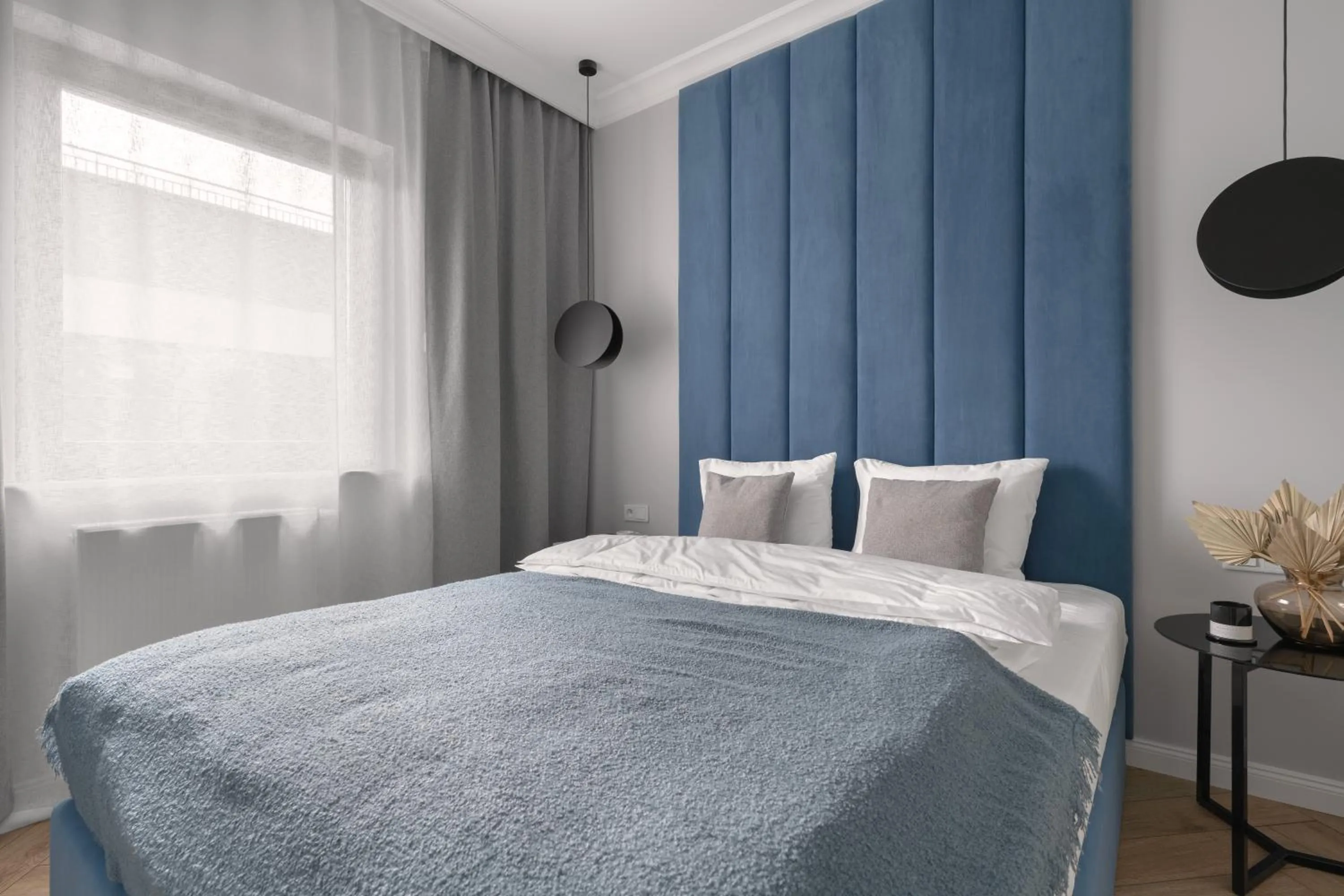 Bed in APARTIO ROOMS Gliwice