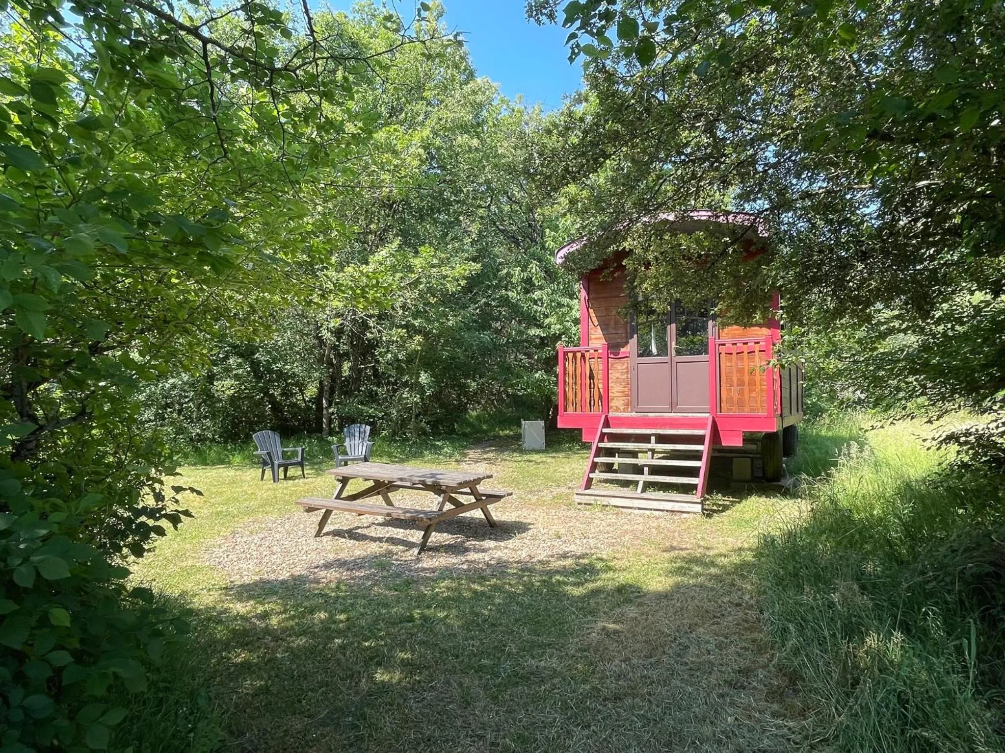 Natural landscape in Domaine de la Grangée