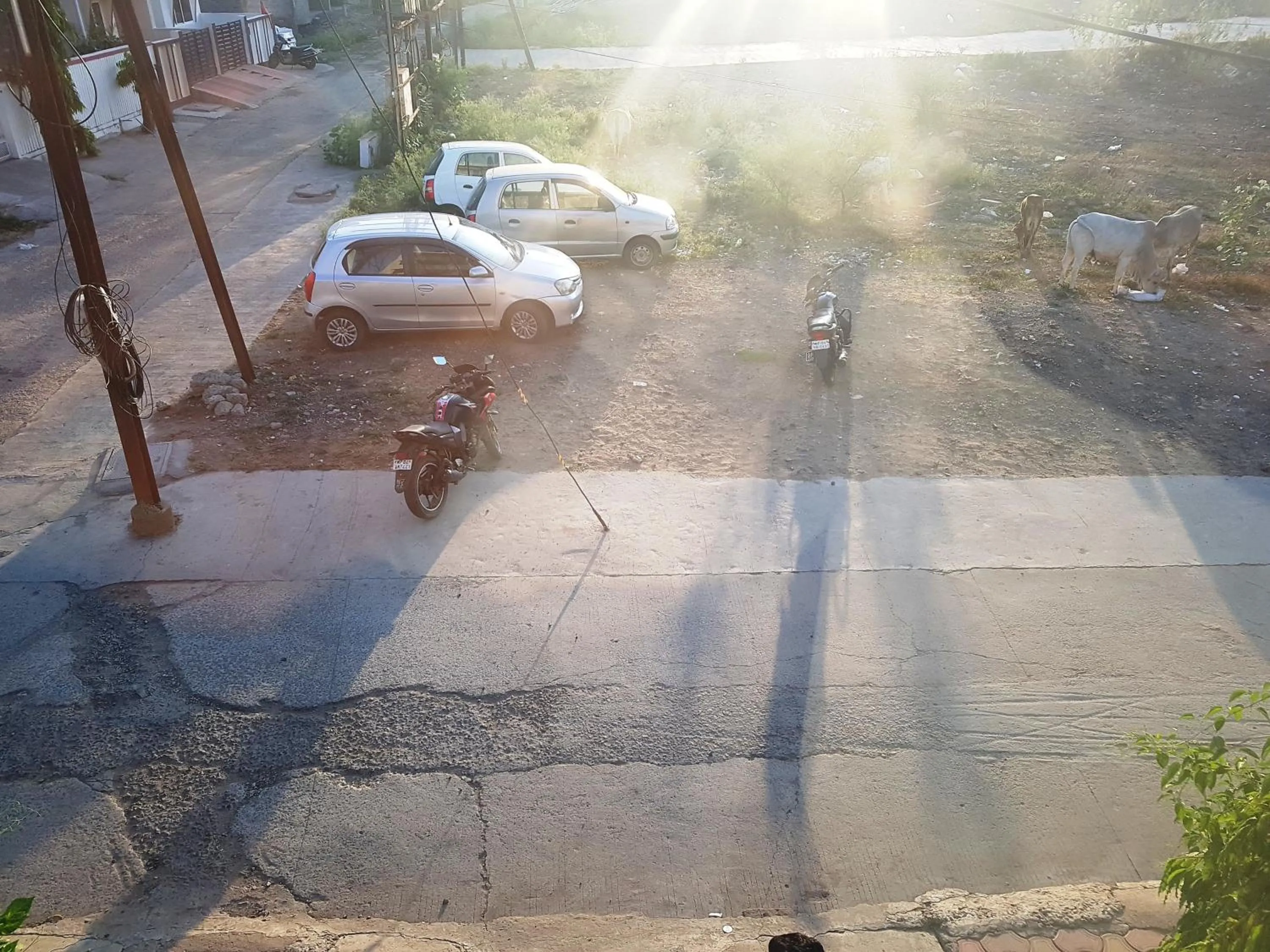 Quiet street view in SUKH PALACE