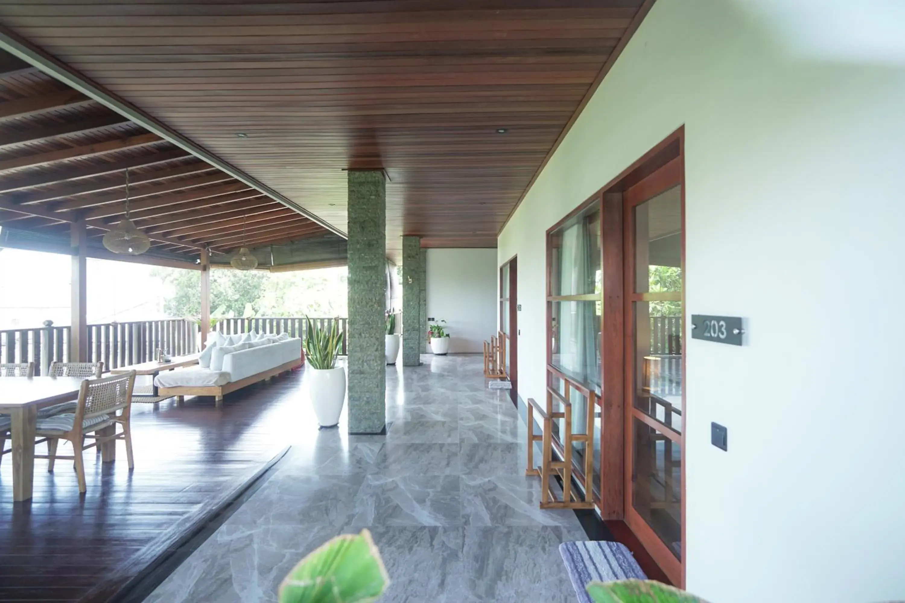 Double Room with Terrace in Tropical Beach House Bali Double Room with Terrace in Tropical Beach House Bali