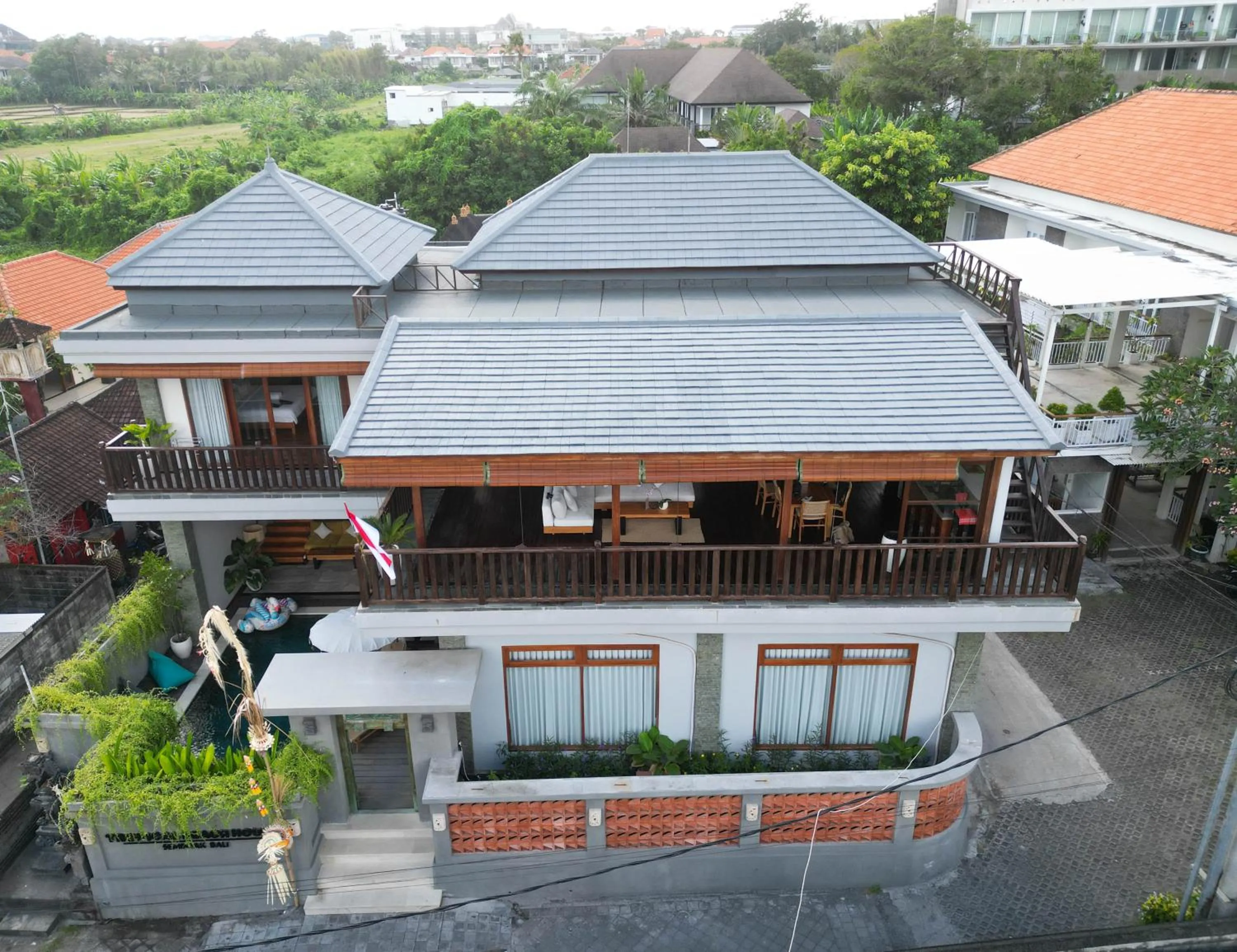 Property building in Tropical Beach House Bali