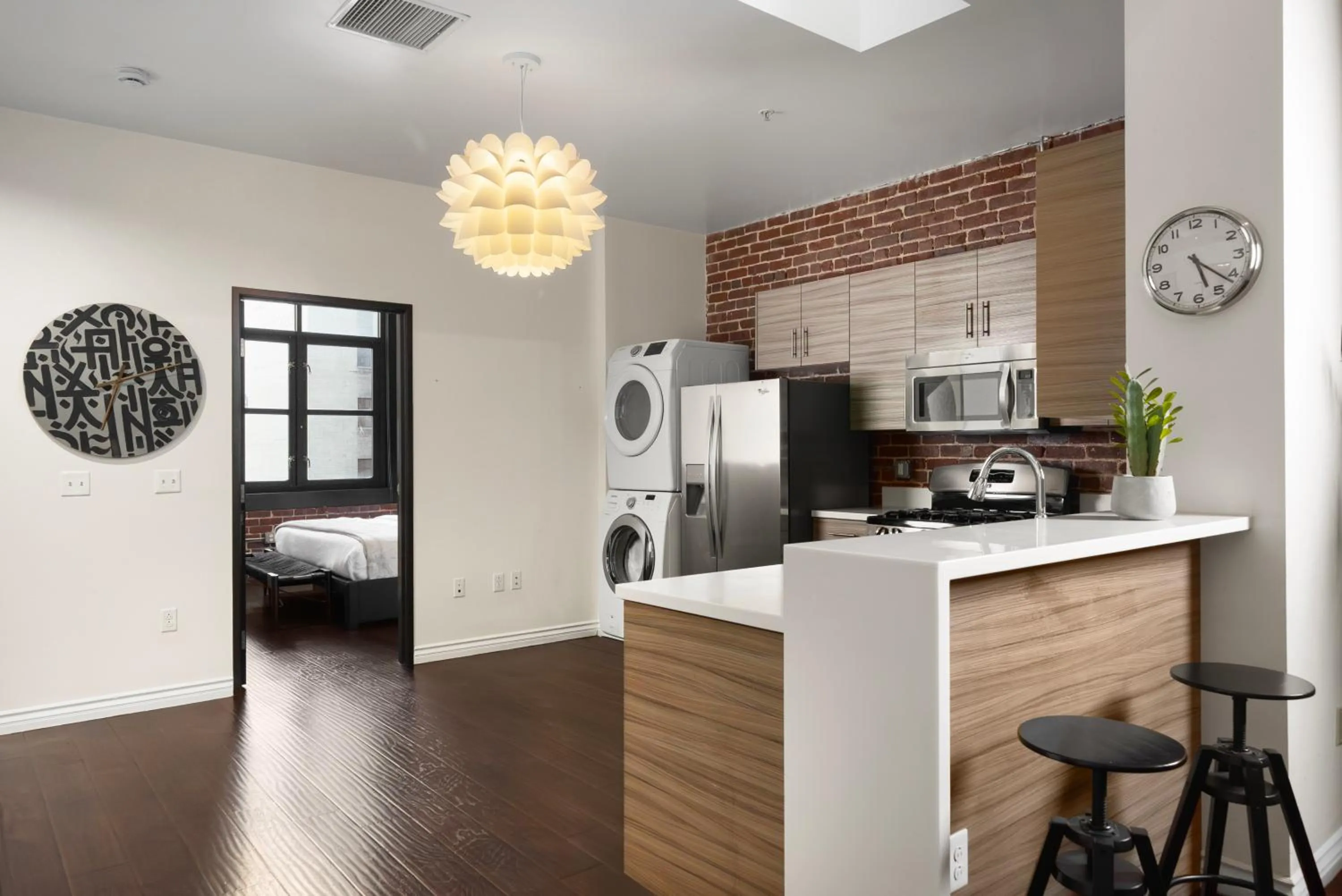 Kitchen or kitchenette in Audemar Boutique Hotel and Apartment Homes