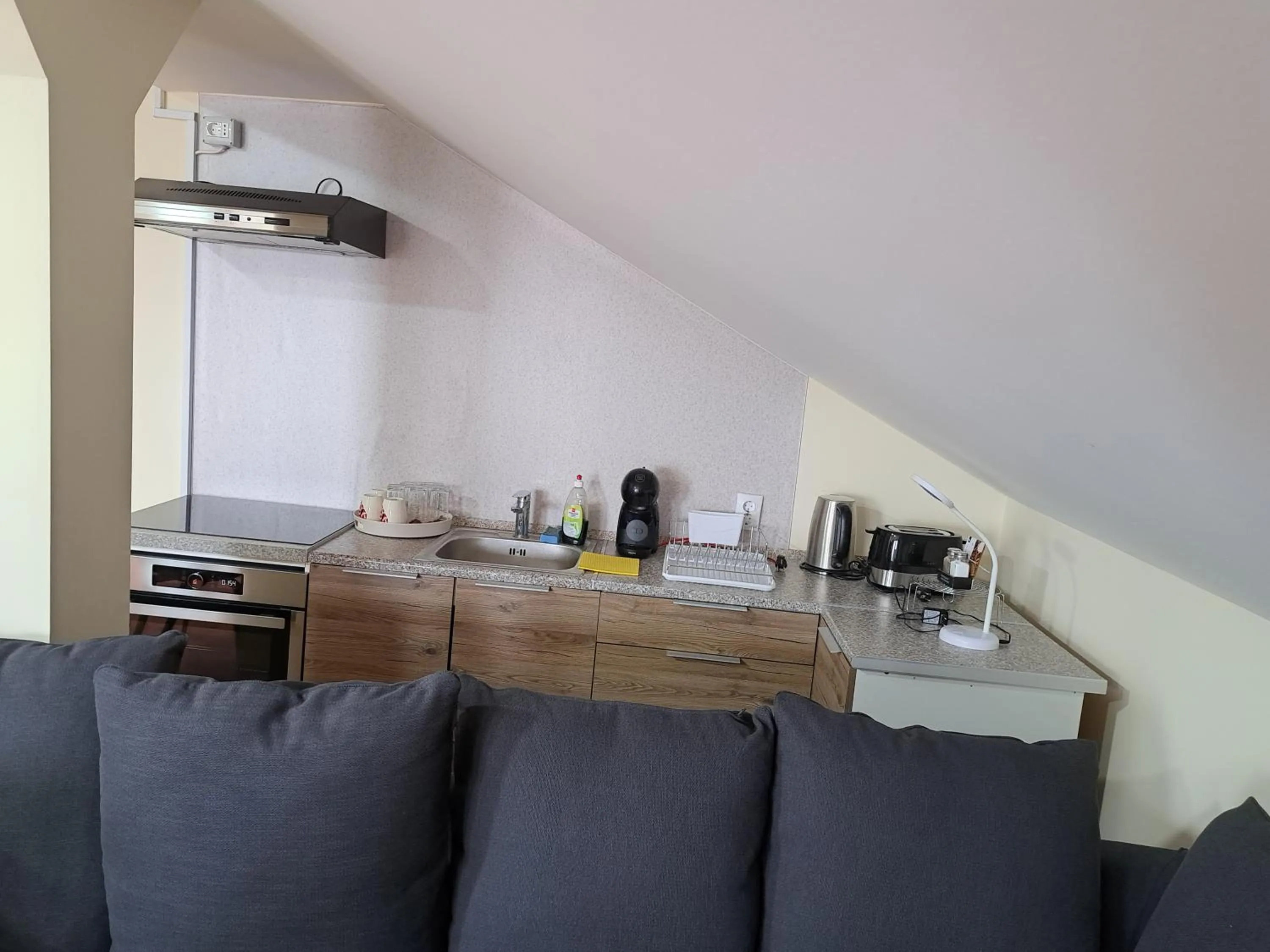 Kitchen or kitchenette in Casa Livia PP Aparthotel